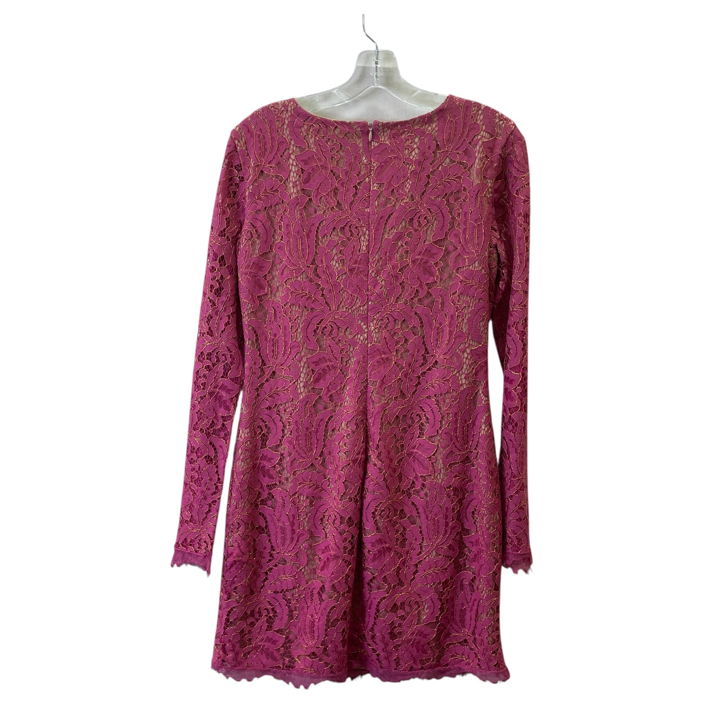 Dress Party Midi By Dress The Population In Pink, Size:M