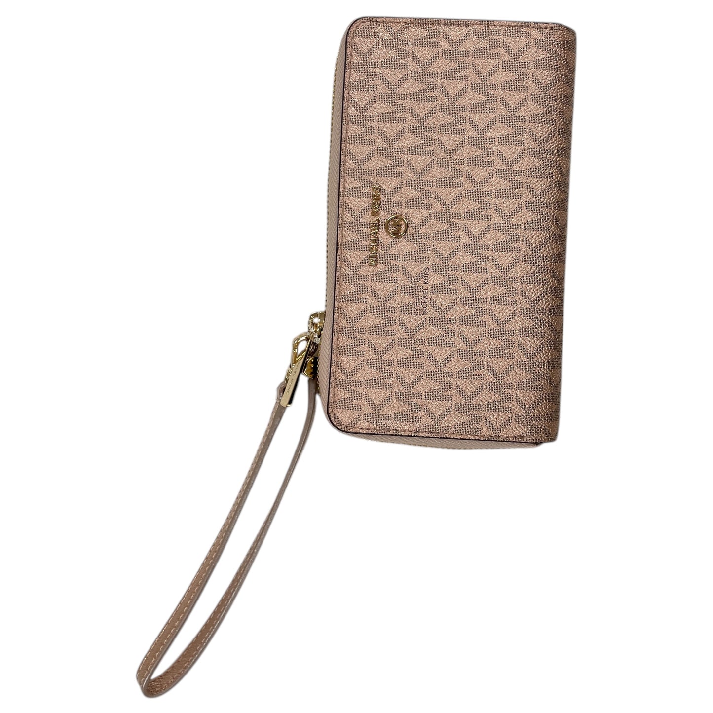 Wristlet Designer By Michael Kors In Rose Gold, Size:Large