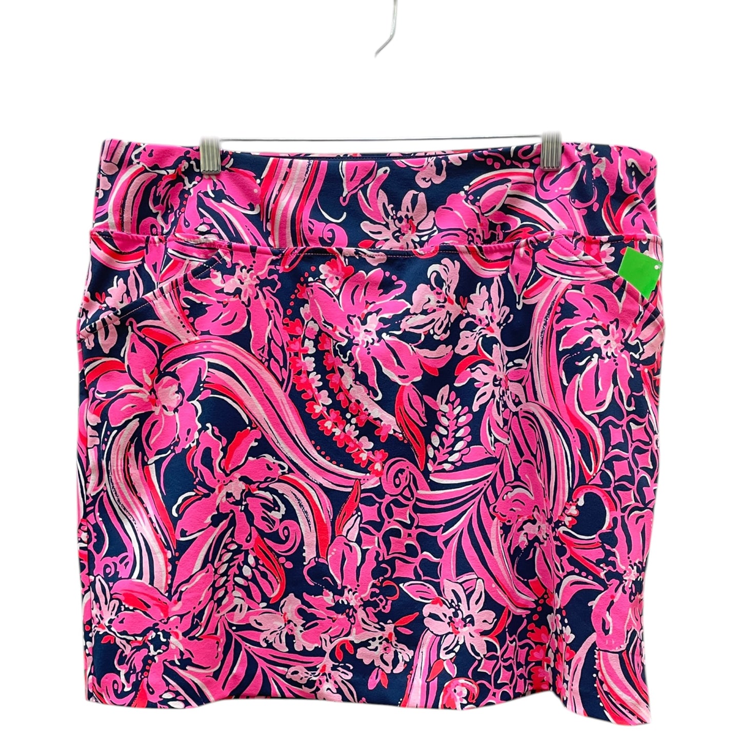 Skort Designer By Lilly Pulitzer In Floral Print, Size:16