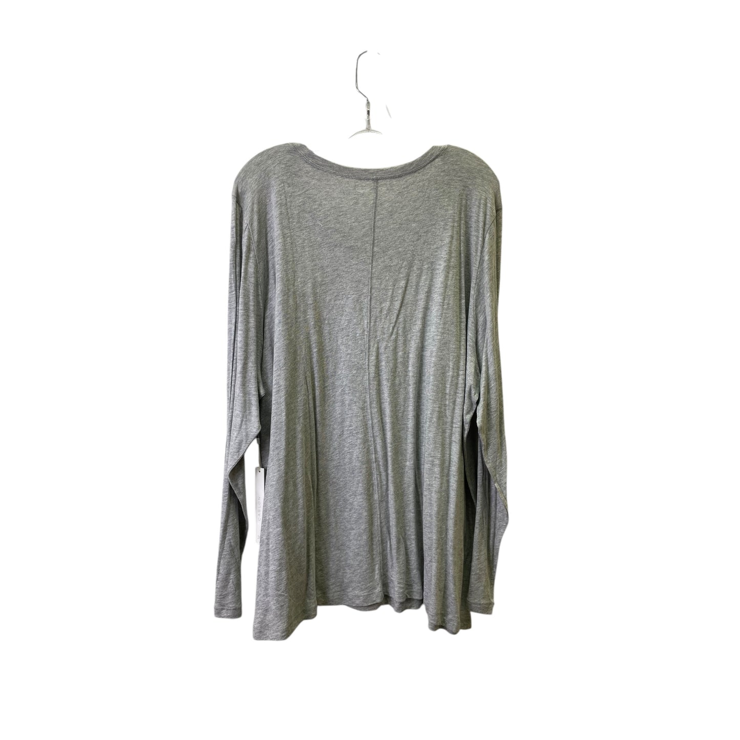 Top Ls Basic By Caslon In Grey, Size:3X