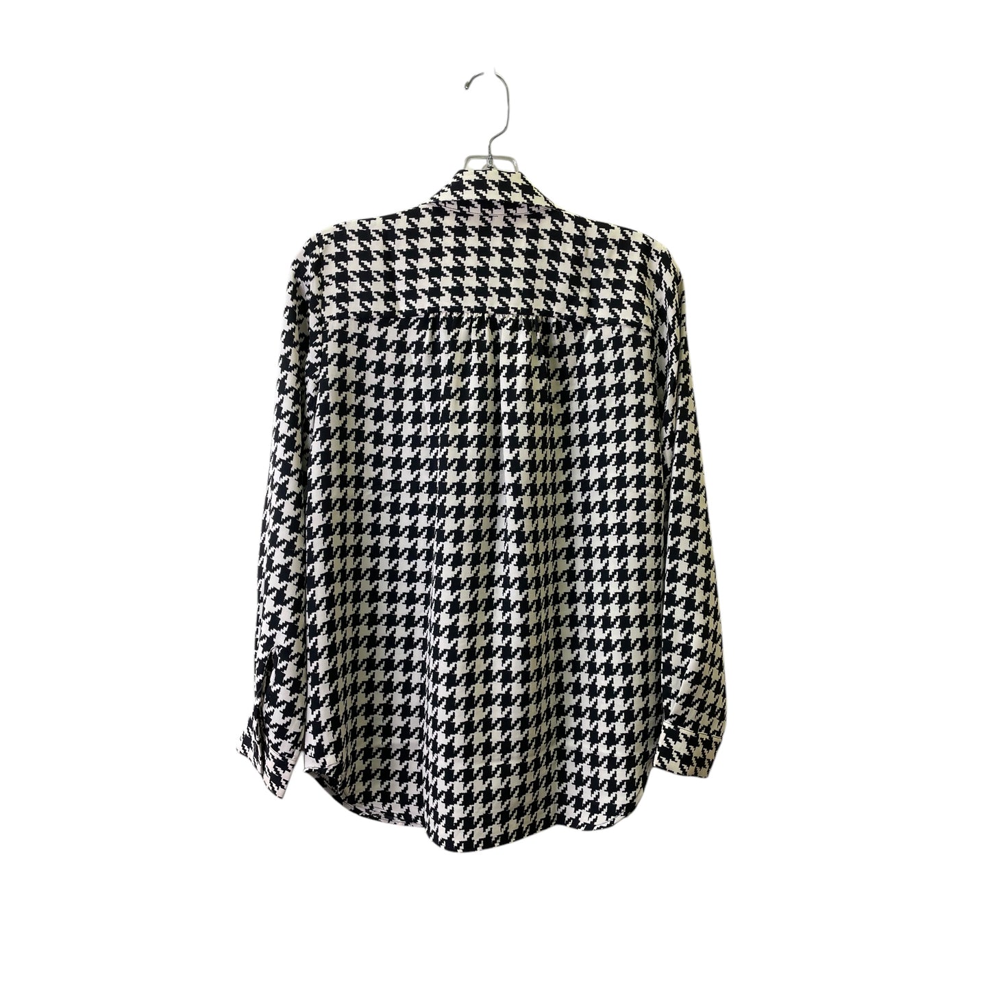 Top LS By Ann Taylor In Black & White, Size:Xs