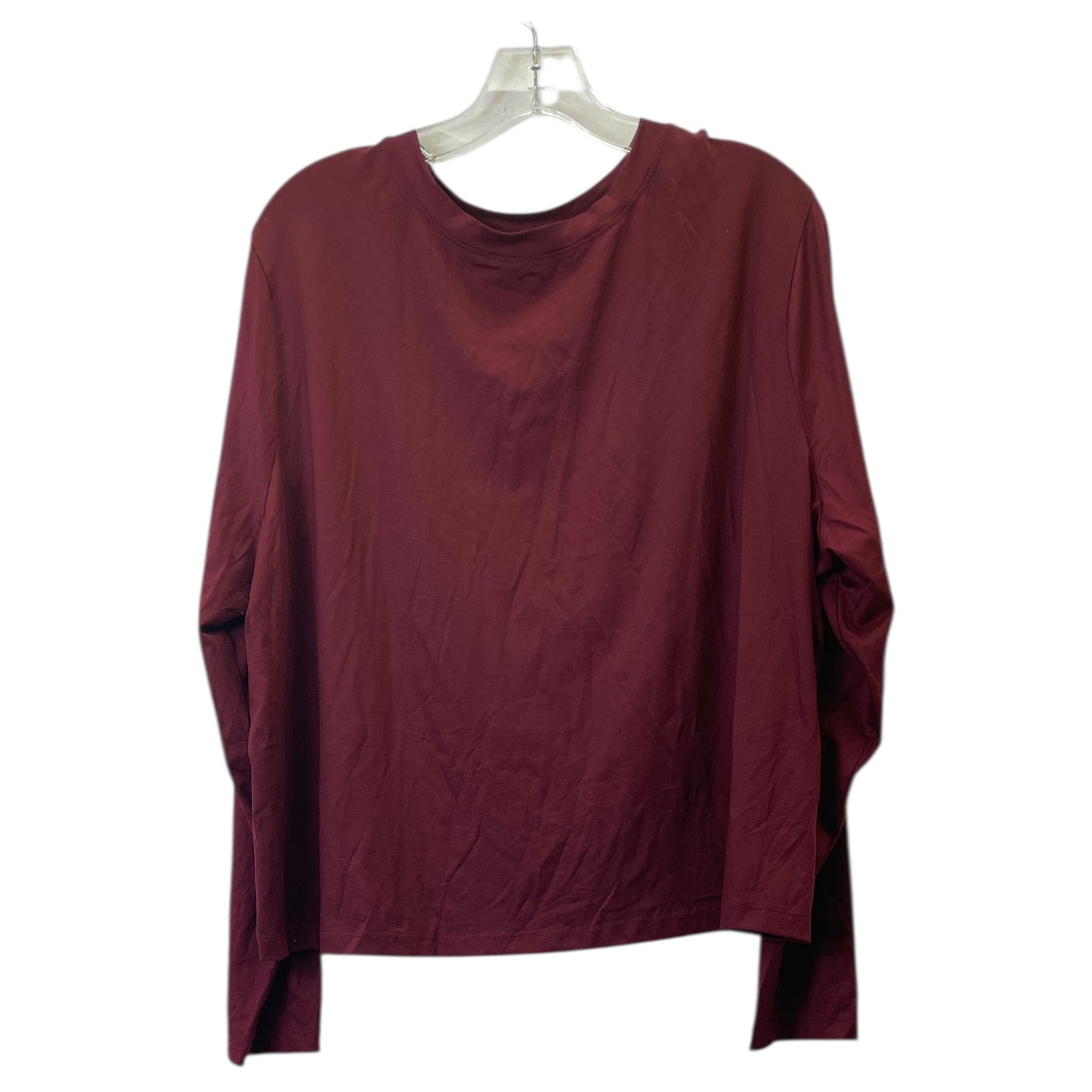 Top Ls Basic By A New Day In Red, Size:1X