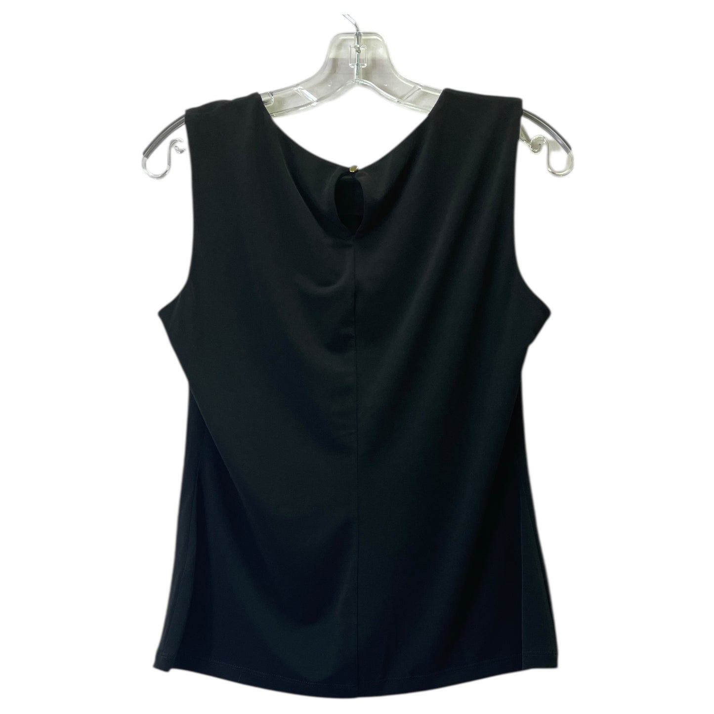 Top Sleeveless By Calvin Klein In Black, Size:M