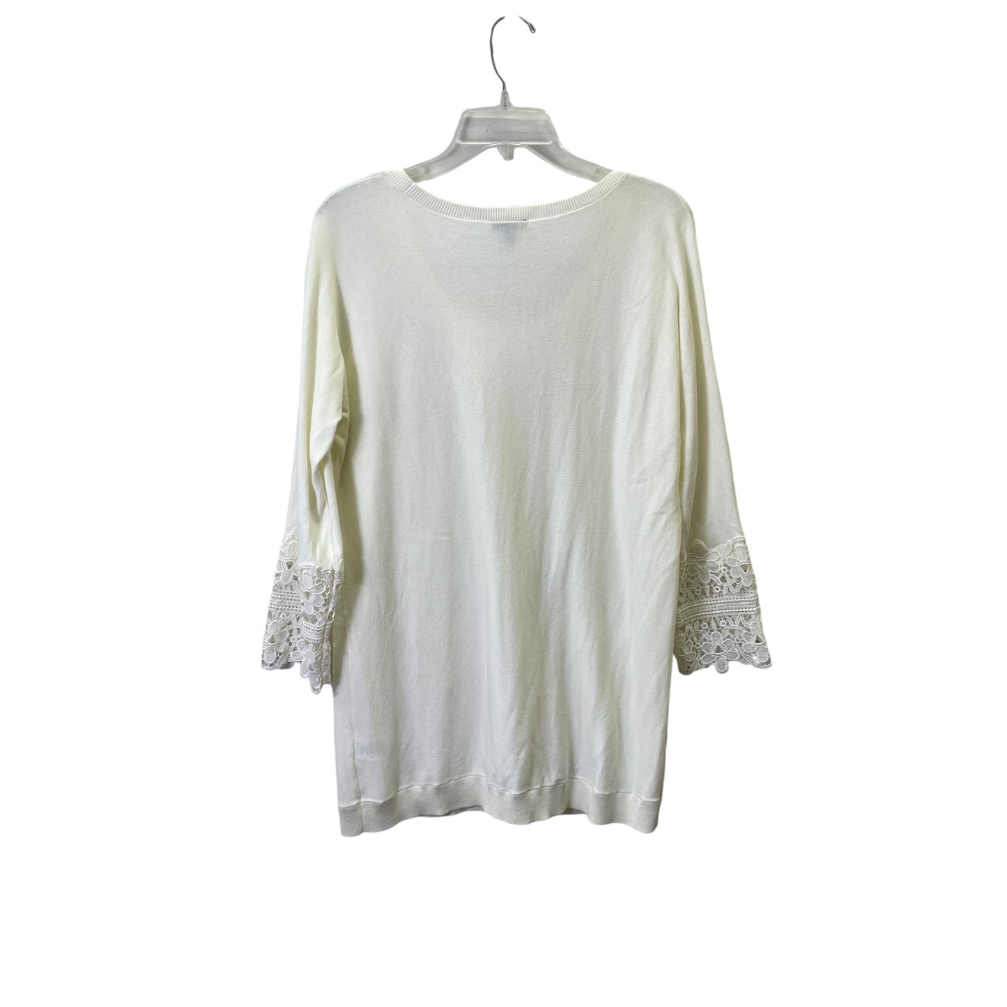 Sweater By Talbots In Cream, Size:M