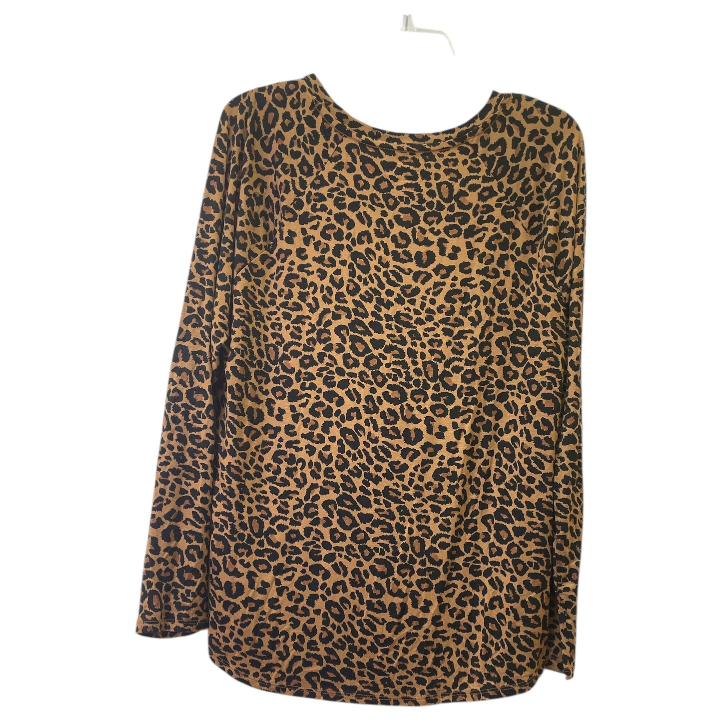 Top Ls By Time And Tru In Animal Print, Size:L