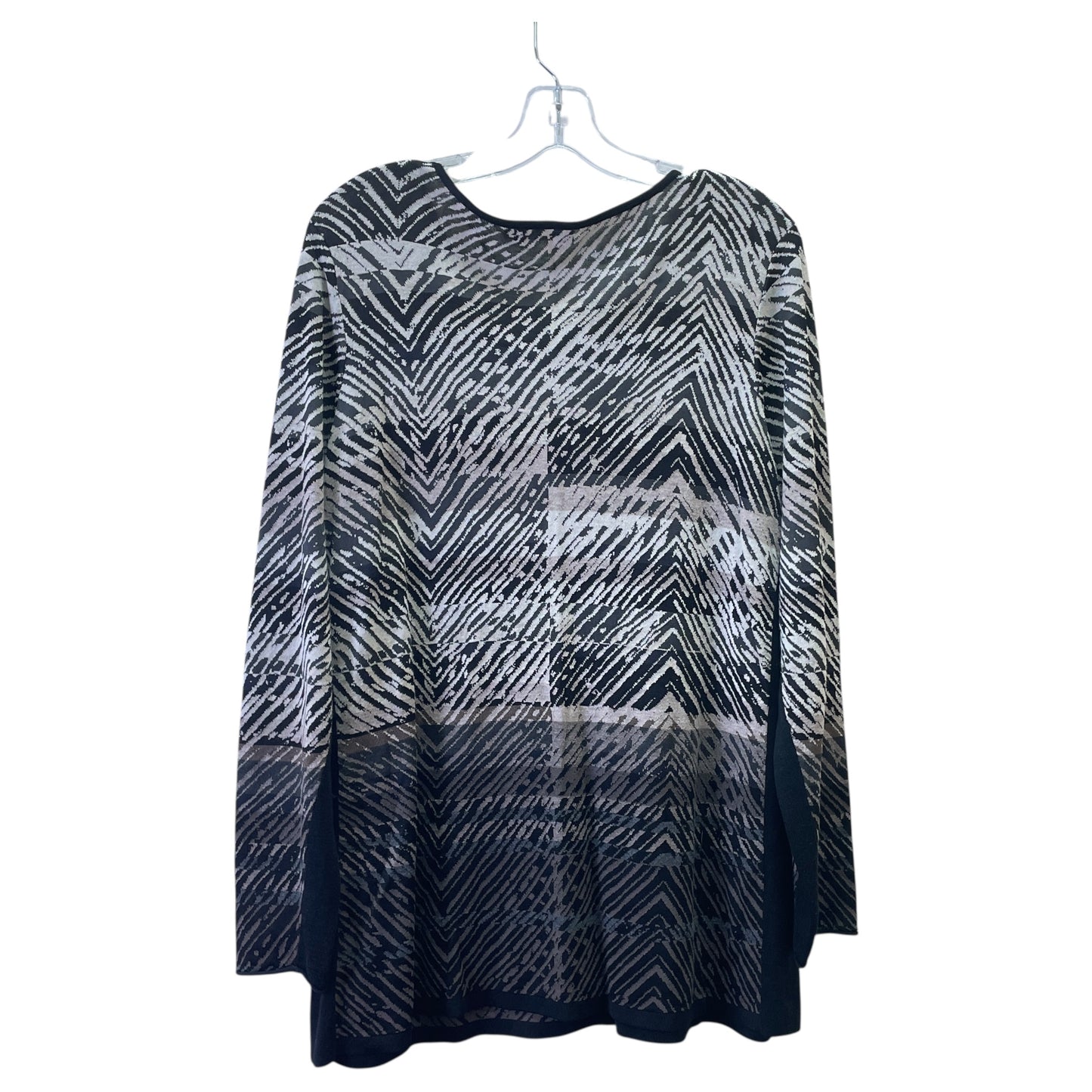 Sweater By Nic + Zoe In Black, Size:1X