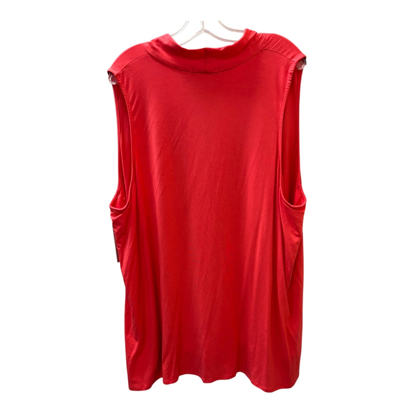 Top Sleeveless By Tart In Coral, Size:4X