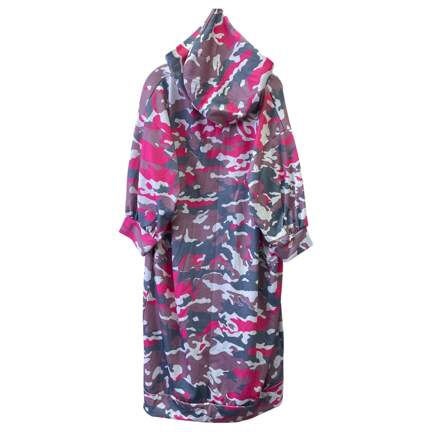 Dress Casual Midi By Ashley Stewart In Pink & Silver, Size:18