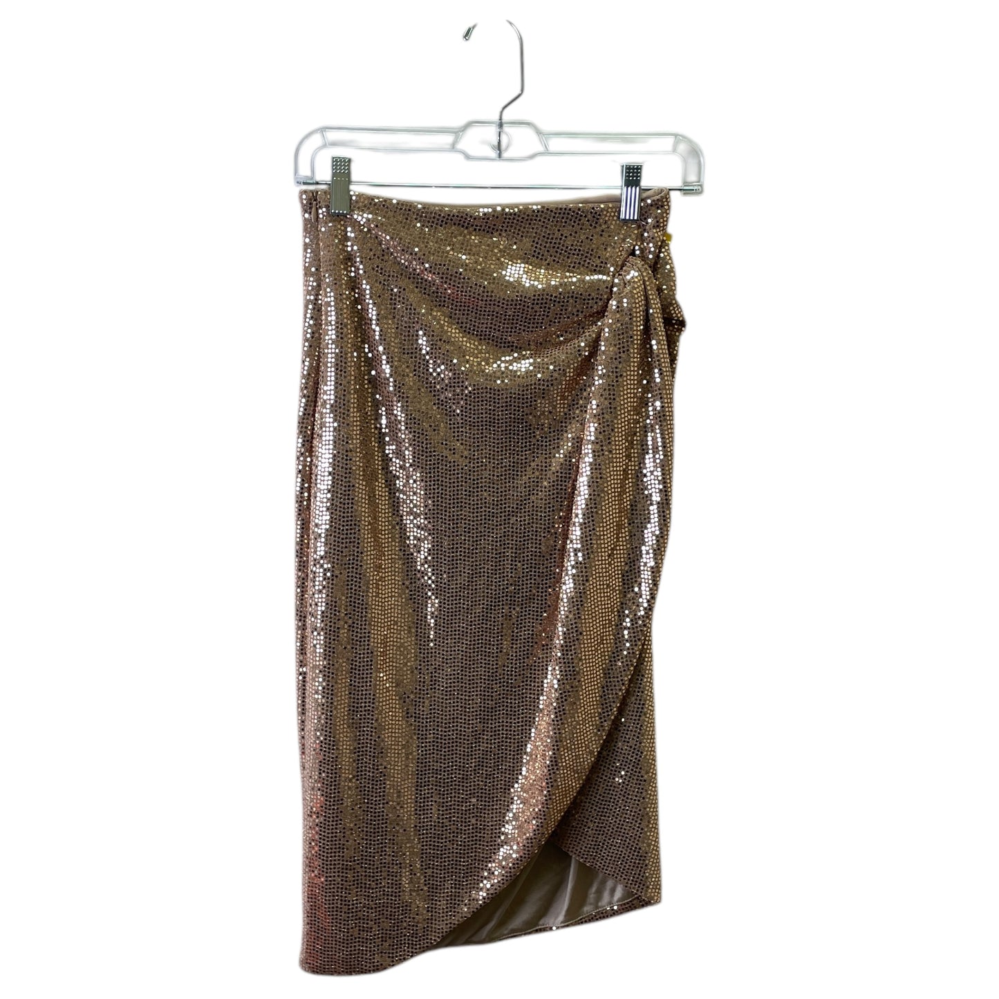 Skirt Midi By Vicolo In Gold, Size:4