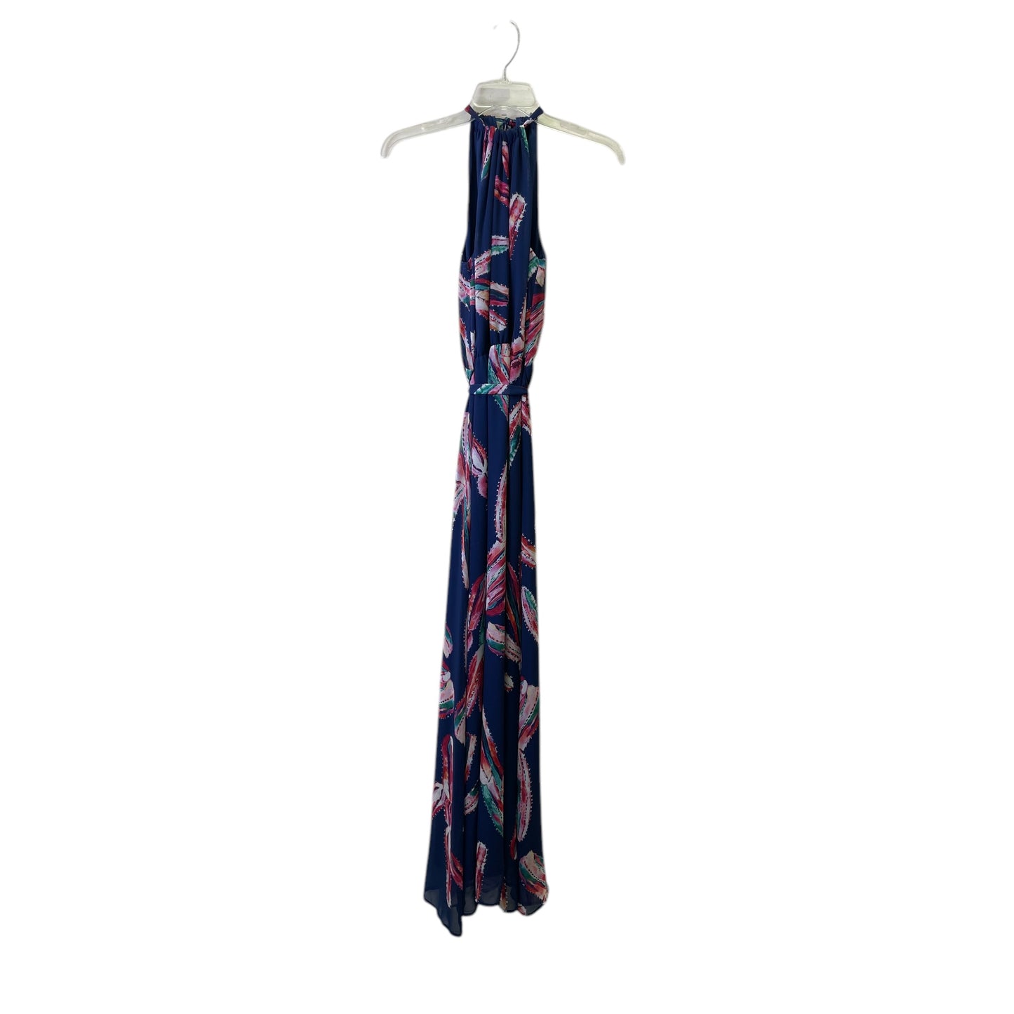 Dress Casual Maxi By Modcloth In Blue & Red, Size:M