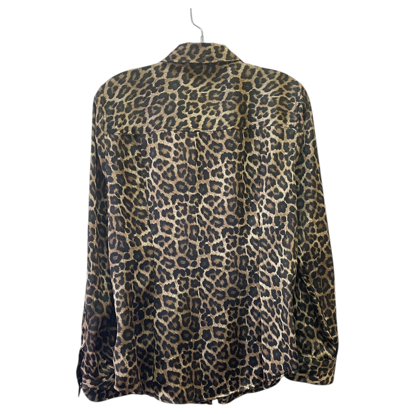 Blouse Ls By Michael By Michael Kors In Animal Print, Size:L