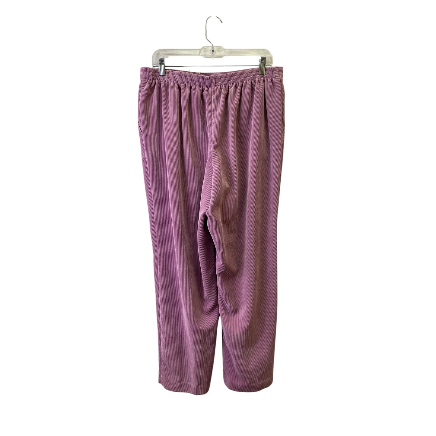 Pants Corduroy By Alfred Dunner In Pink, Size:14