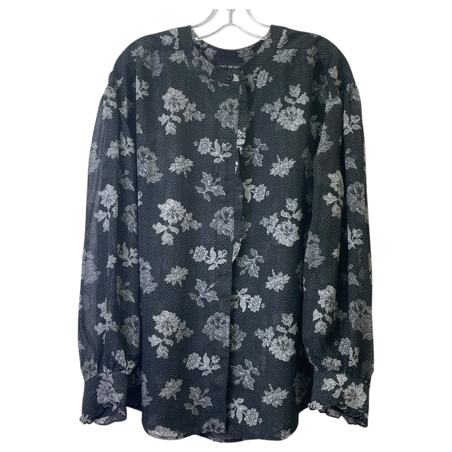 Top Ls By Lane Bryant In Black, Size:1X