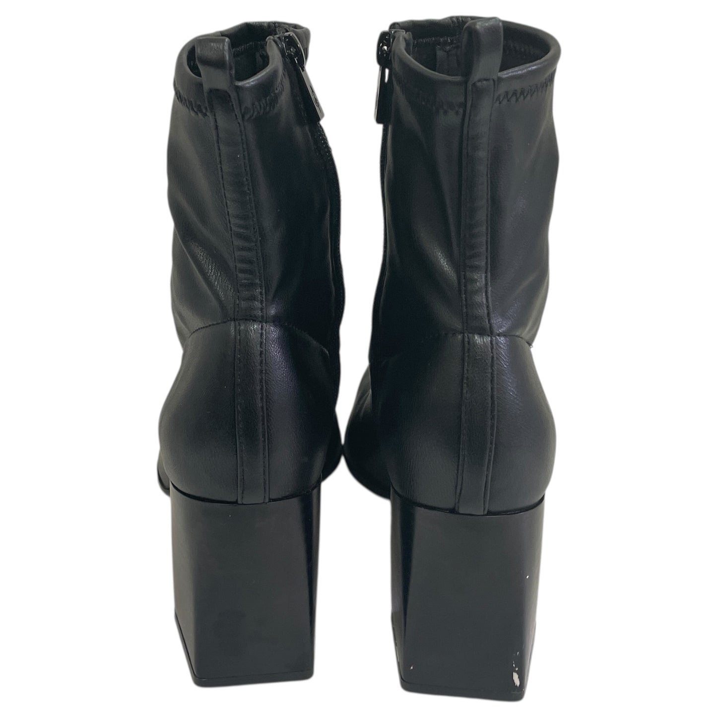 Boots Ankle Heels By Stradivarius In Black, Size:7.5