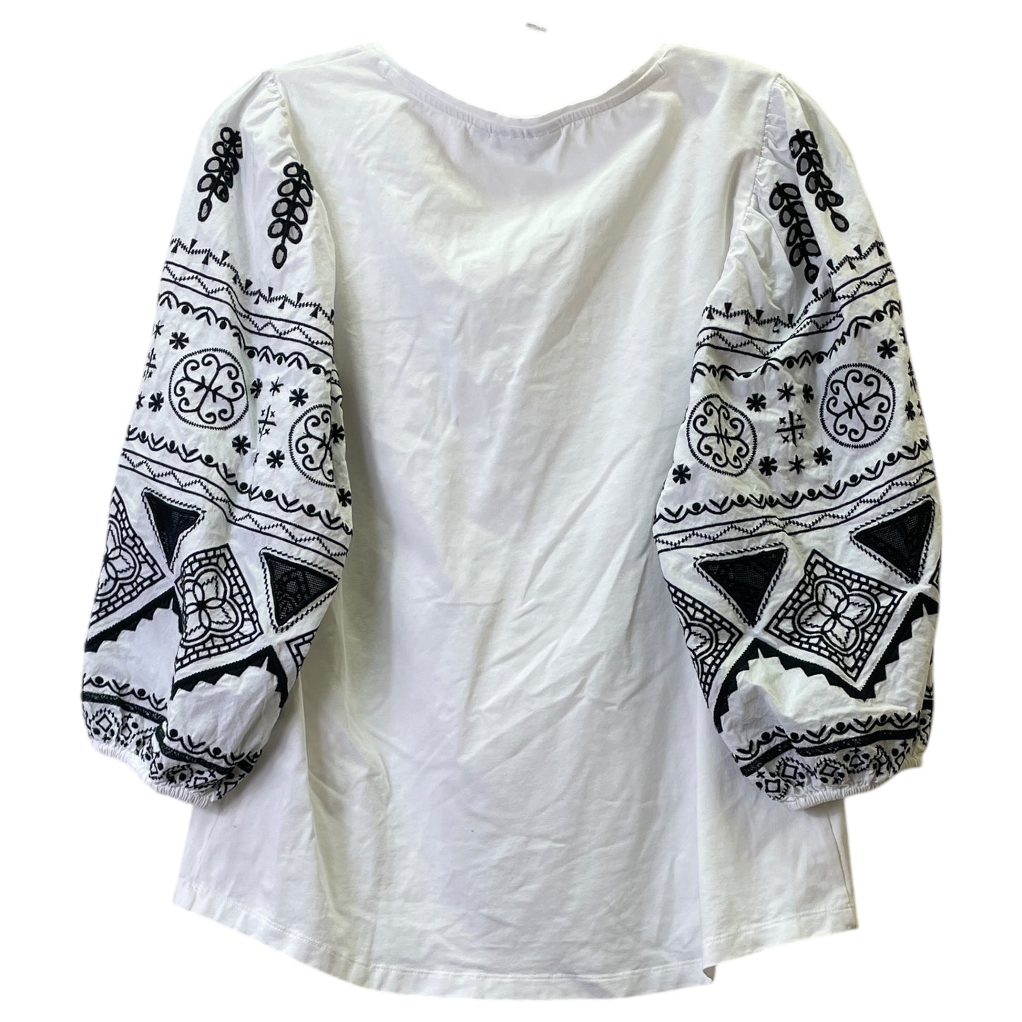 Top Ls By Chicos In Black & White, Size:M