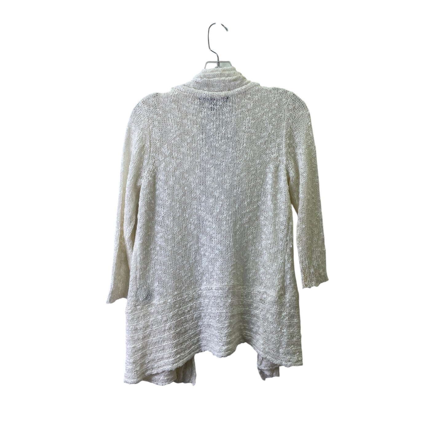 Sweater Cardigan By Fever In Cream, Size:S
