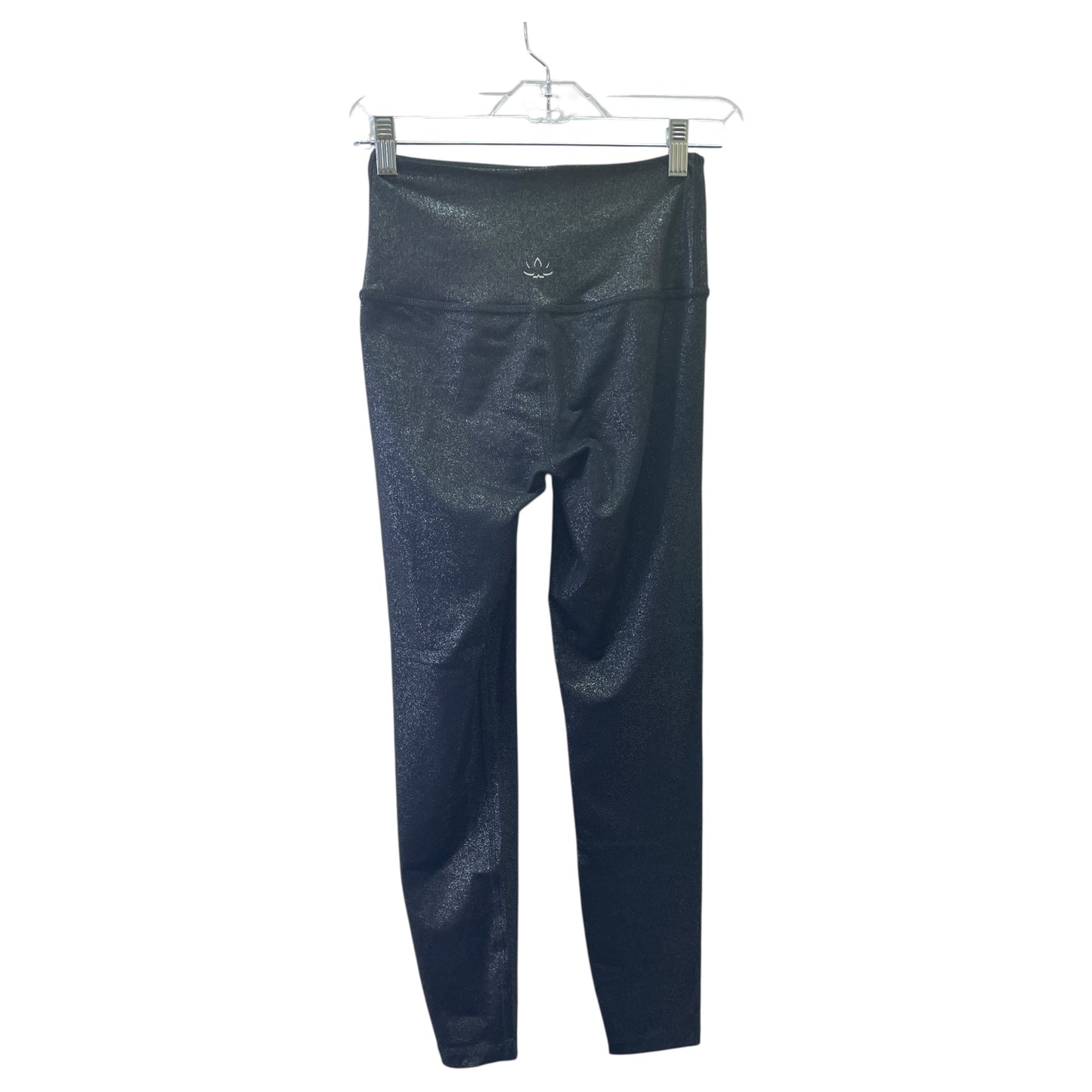 Athletic Leggings By Beyond Yoga In Black & Silver, Size:S