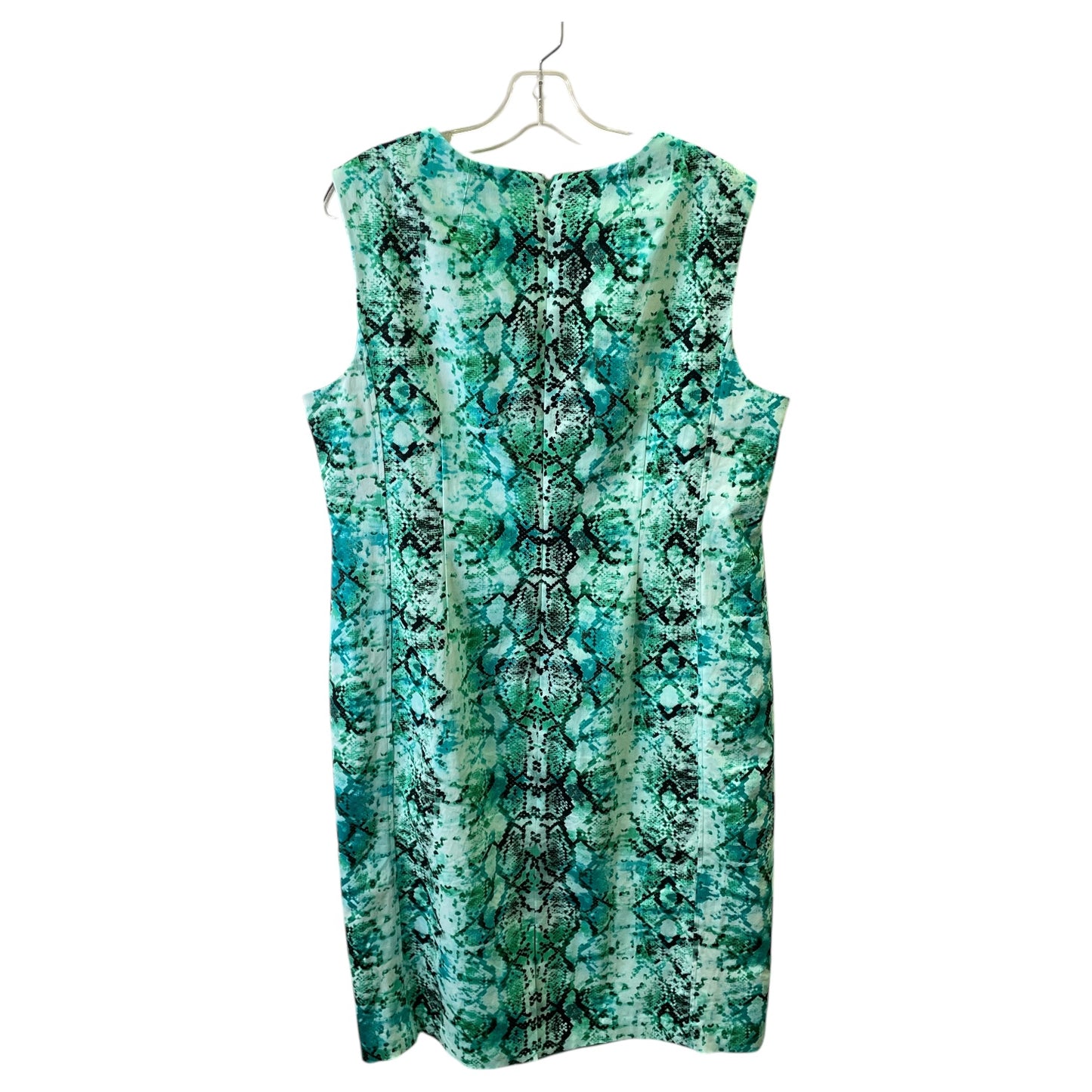 Dress Casual Midi By Liz Claiborne In Green, Size:18
