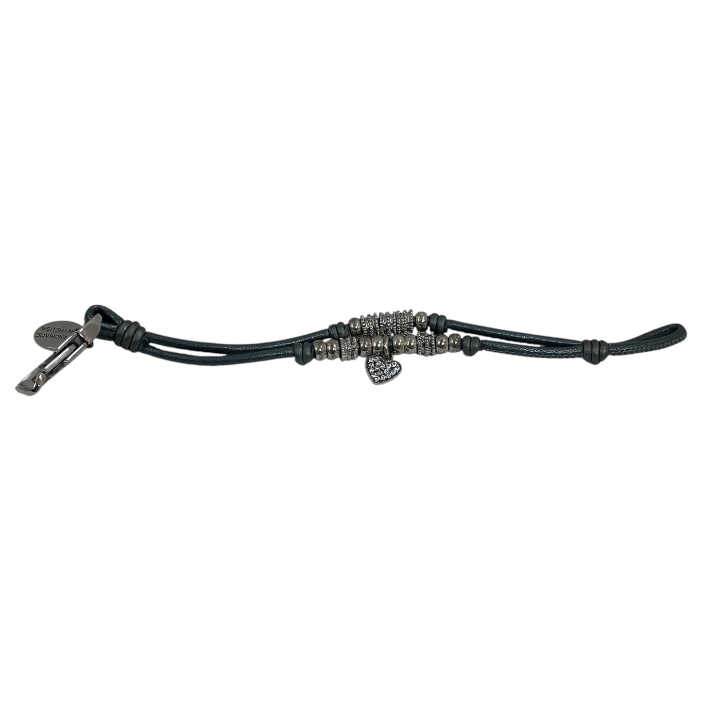 BRACELET BEADED by LIZZY JAMES In GREY