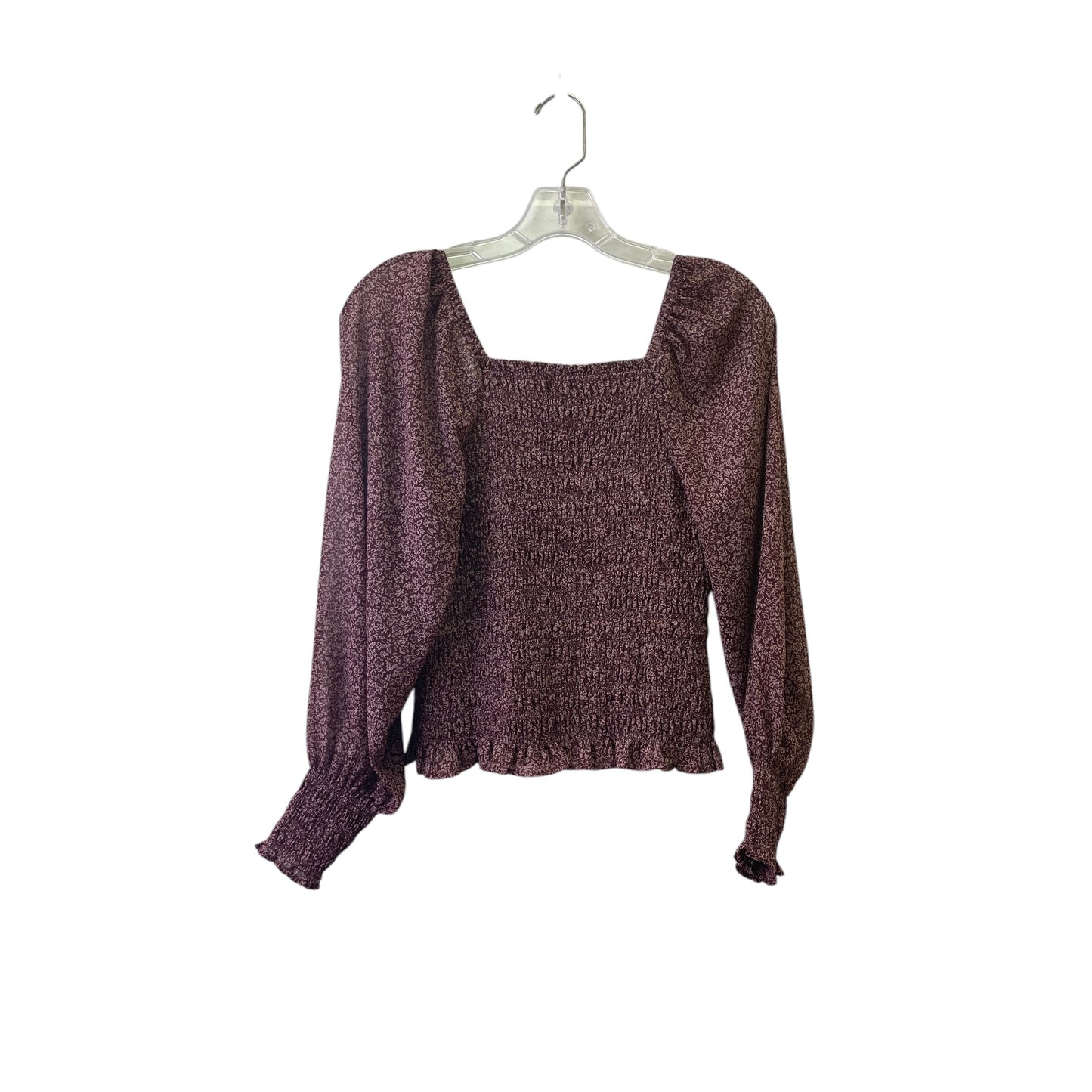 Top Ls By Madewell In Maroon, Size:Xs