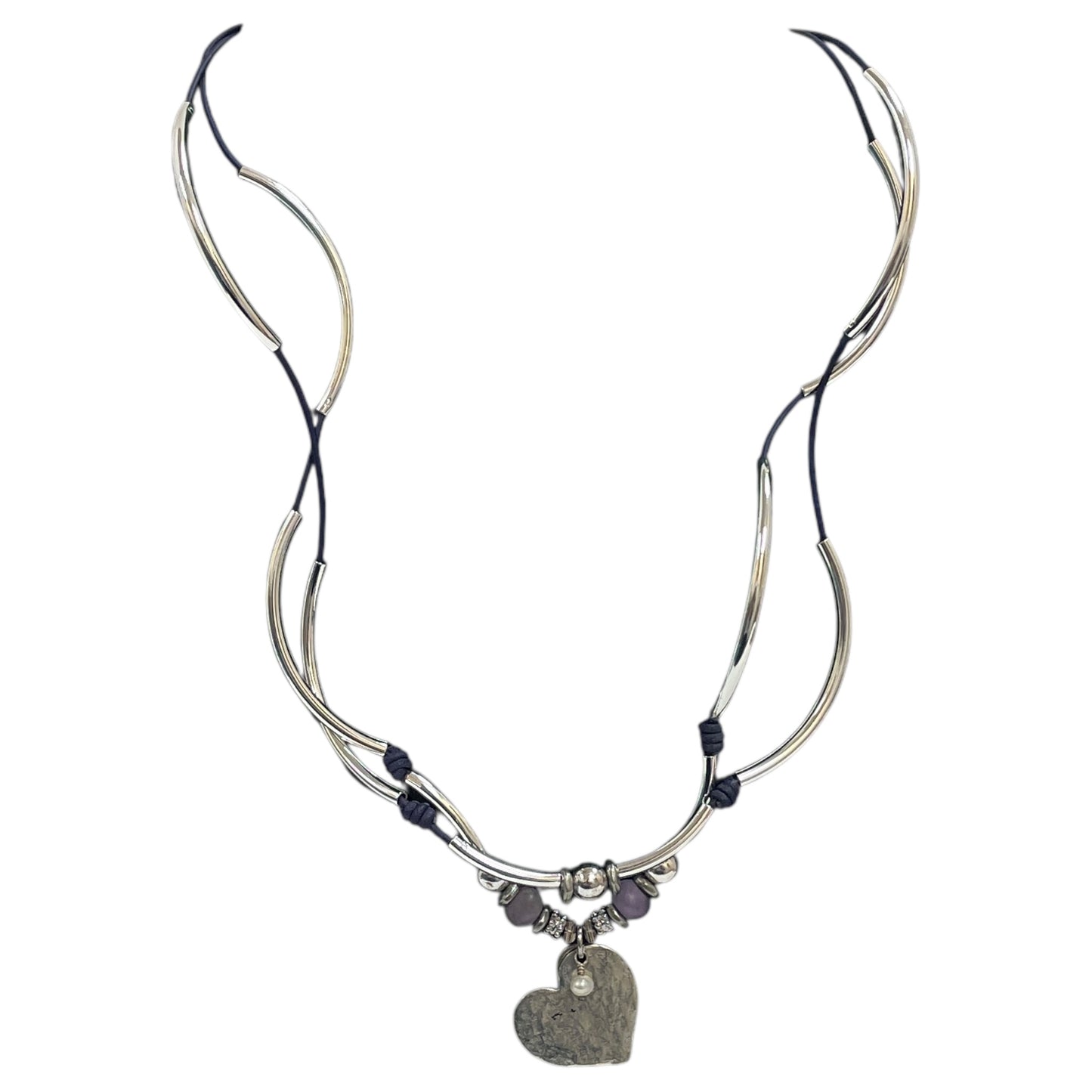 NECKLACE LAYERED by LIZZY JAMES In SILVER