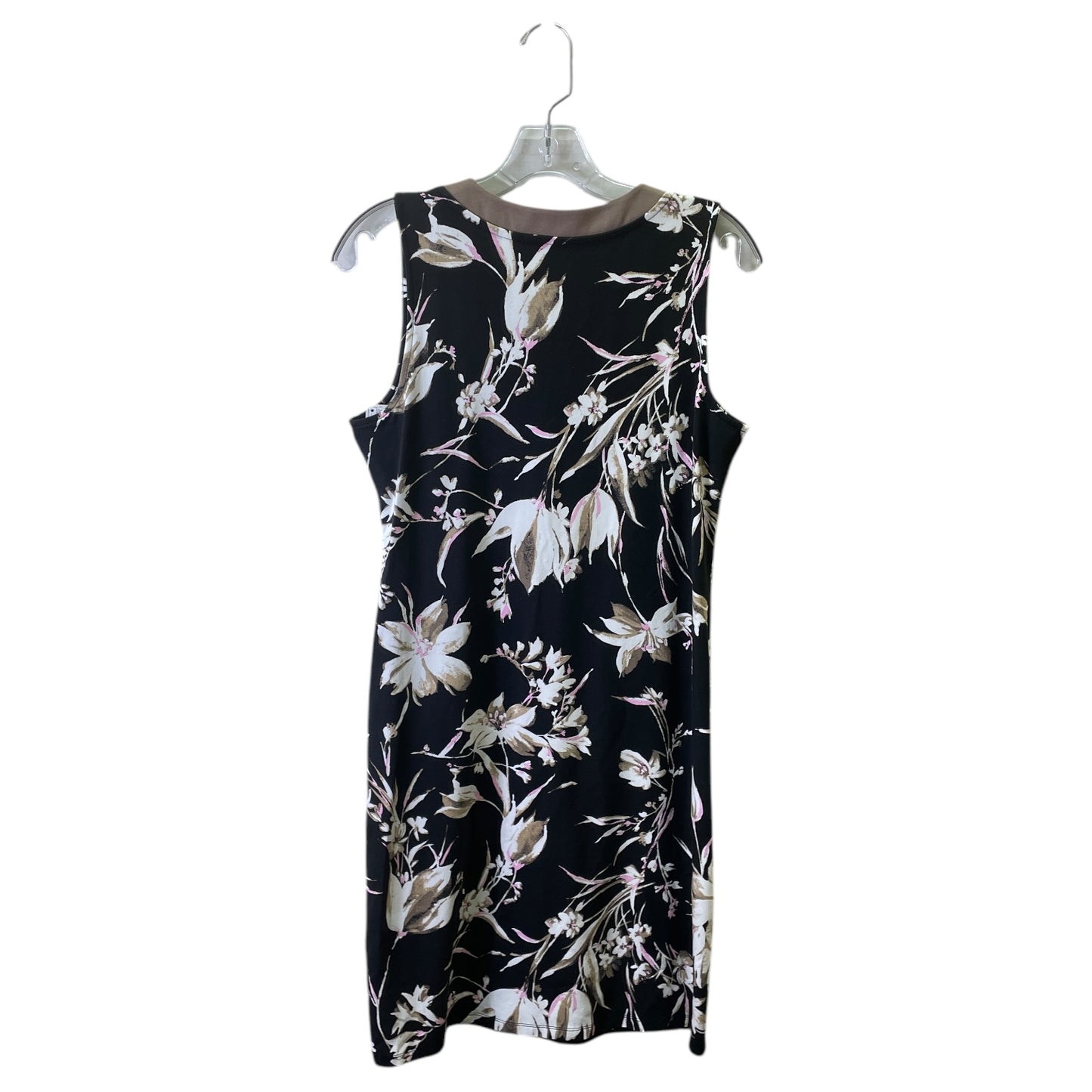Dress Casual Midi By Isaac Mizrahi Live Qvc In Black & Brown, Size:Xs