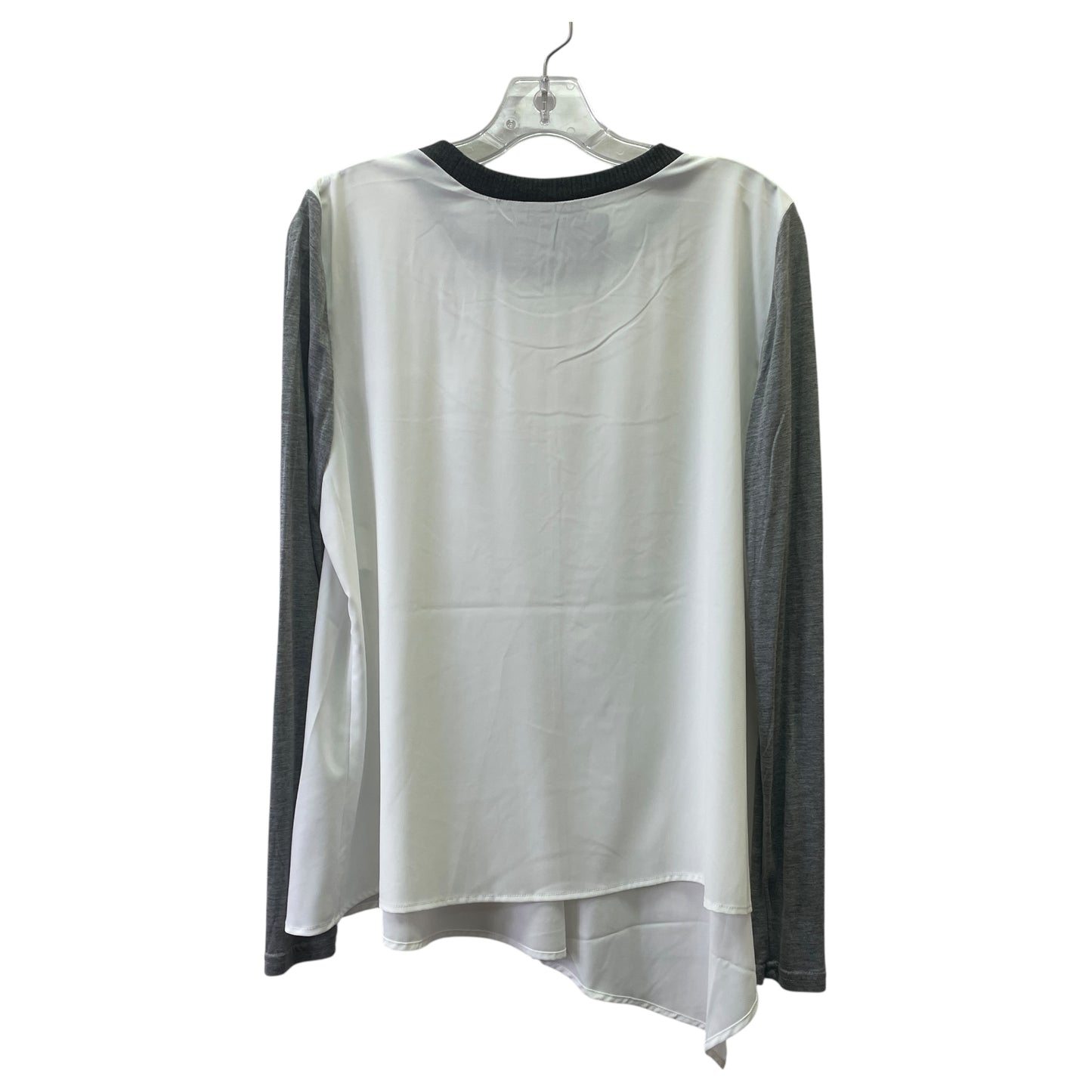 Top Ls By Spense In Grey & White, Size:L