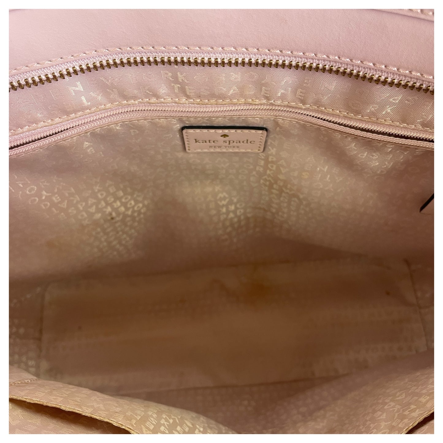Handbag Designer By Kate Spade In Mauve, Size:Large