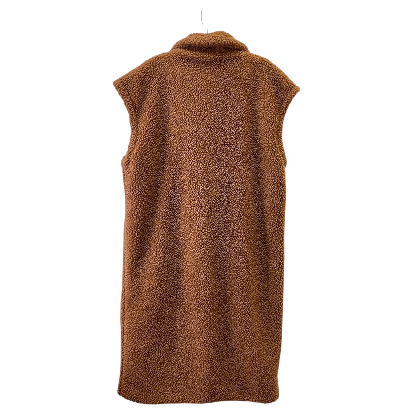 Coat Faux Fur & Sherpa By Cme In Brown, Size:L