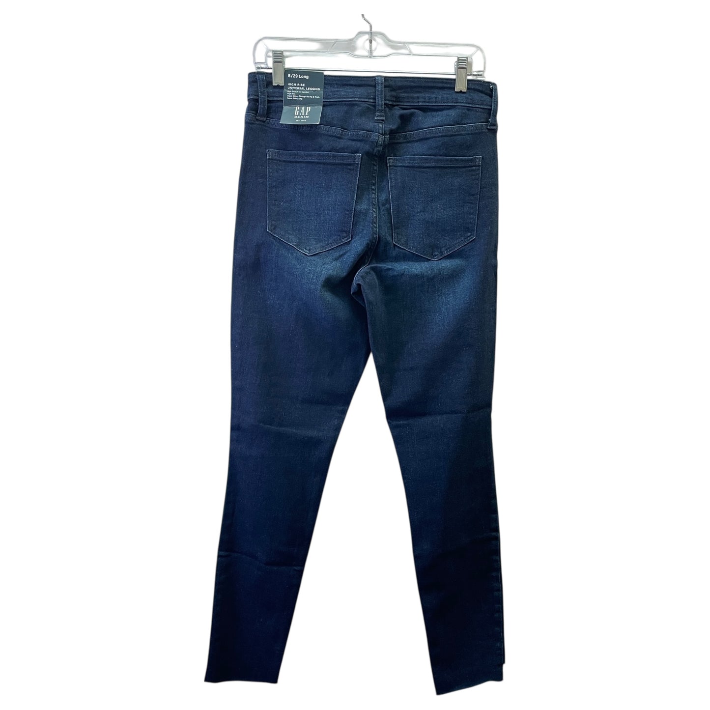 Jeans Jeggings By Gap In Blue Denim, Size:8