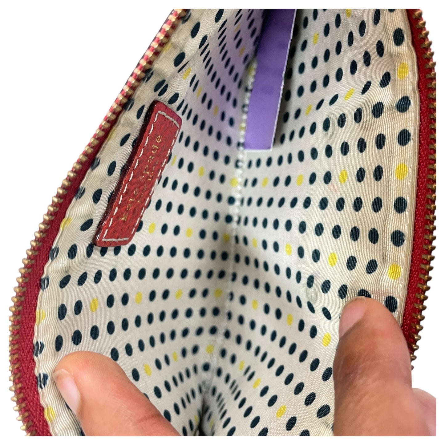 Wristlet Designer By Kate Spade In Red, Size:Large