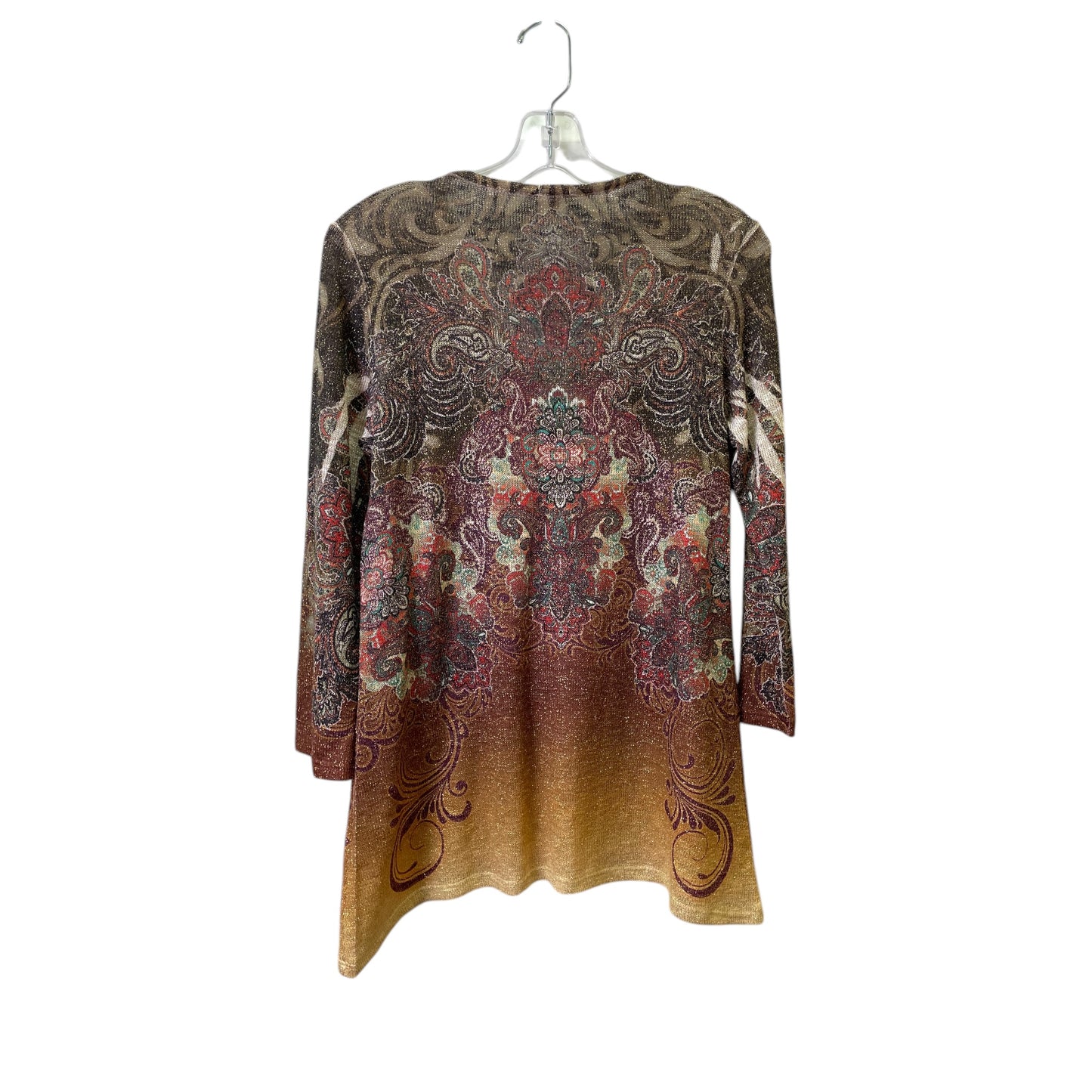 Sweater By Reba In Brown & Gold, Size:S