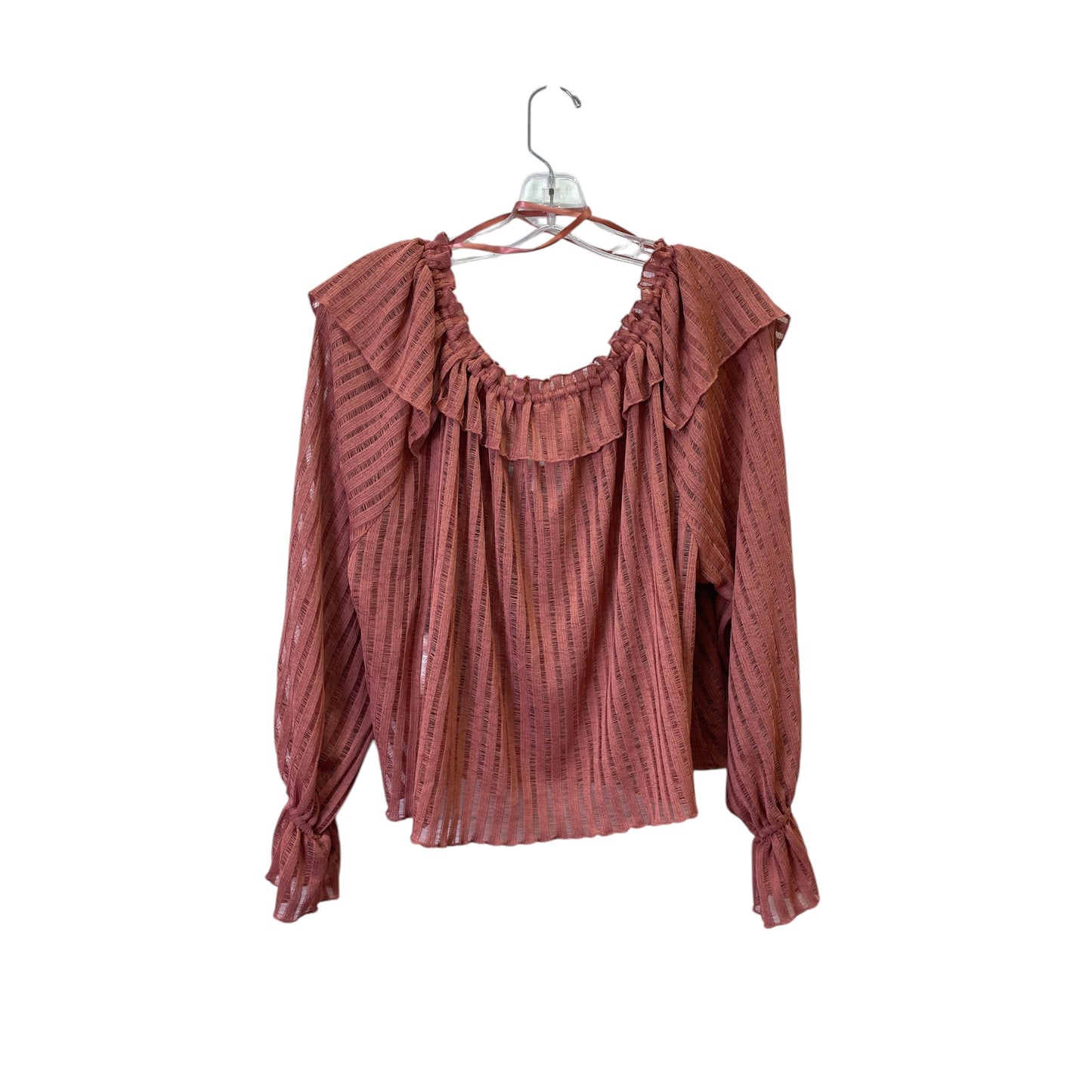 Top Ls By Anthropologie In Mauve, Size:Xs