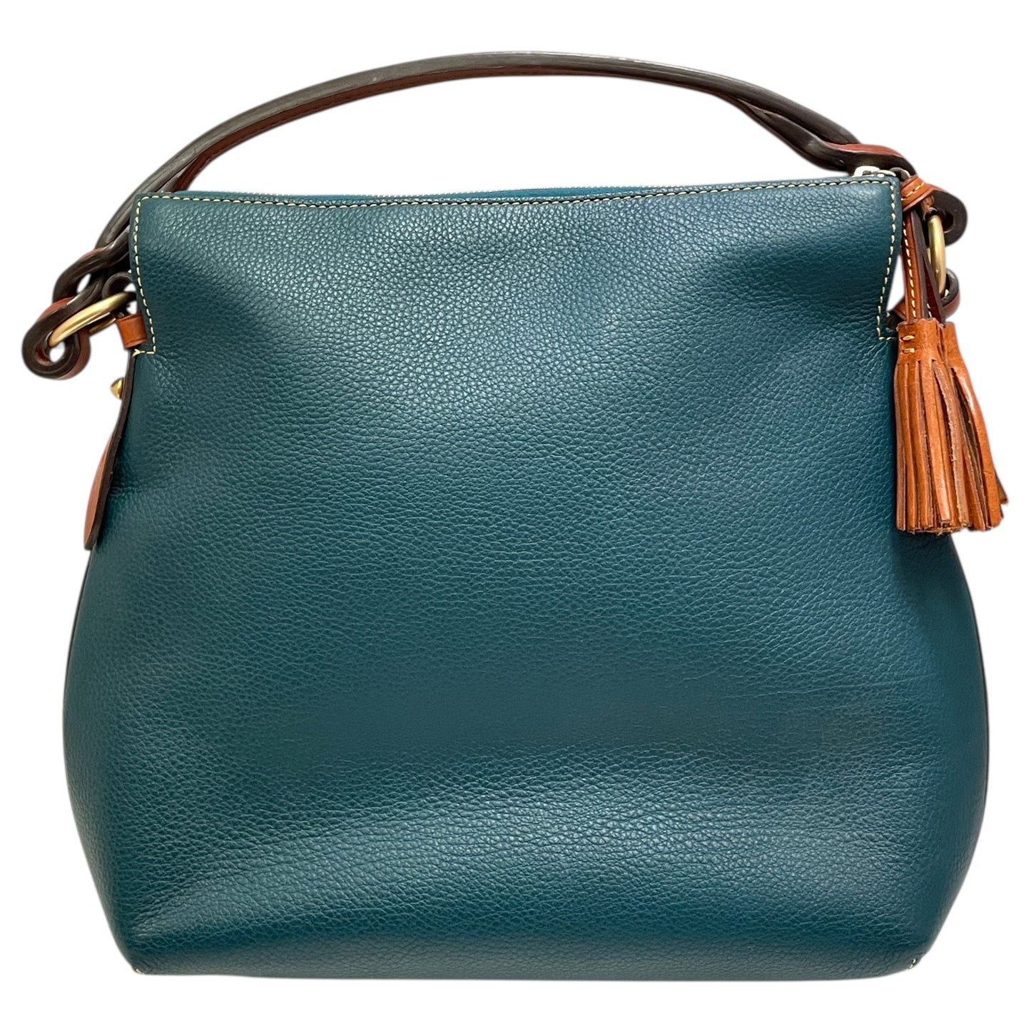 Handbag Designer By Dooney And Bourke In Teal, Size:Medium