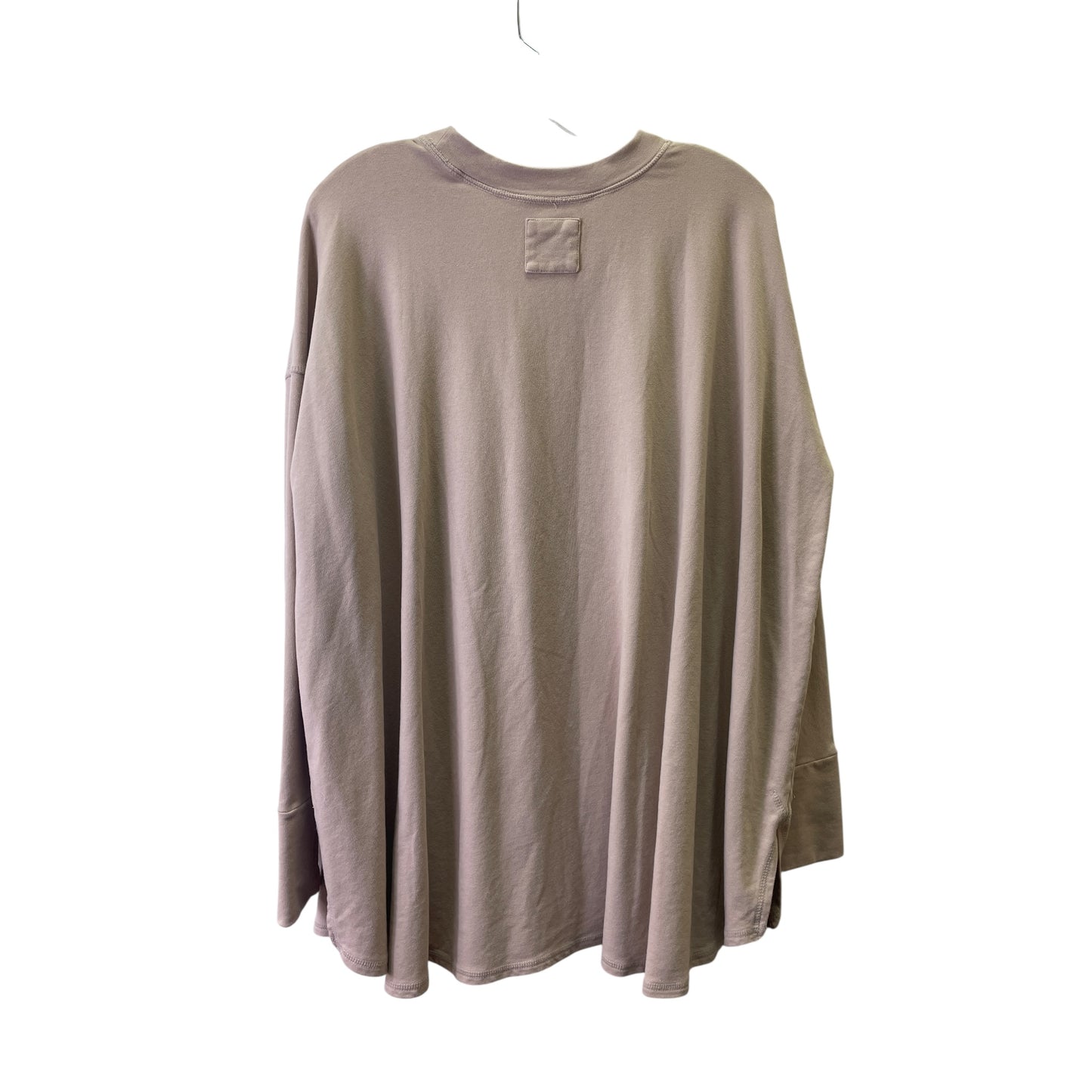 Athletic Top Ls Crewneck By Free People In Mauve, Size:S