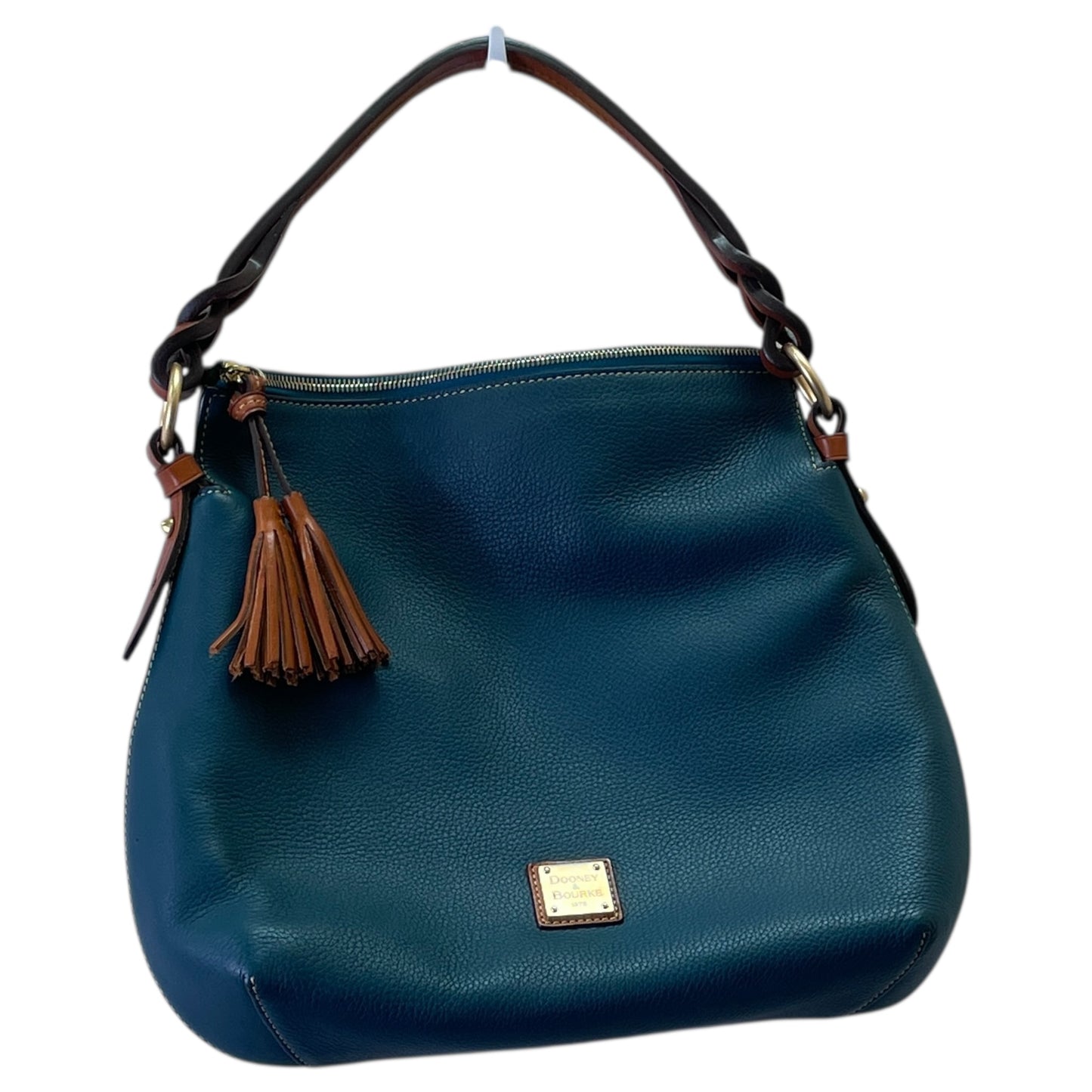 Handbag Designer By Dooney And Bourke In Teal, Size:Medium