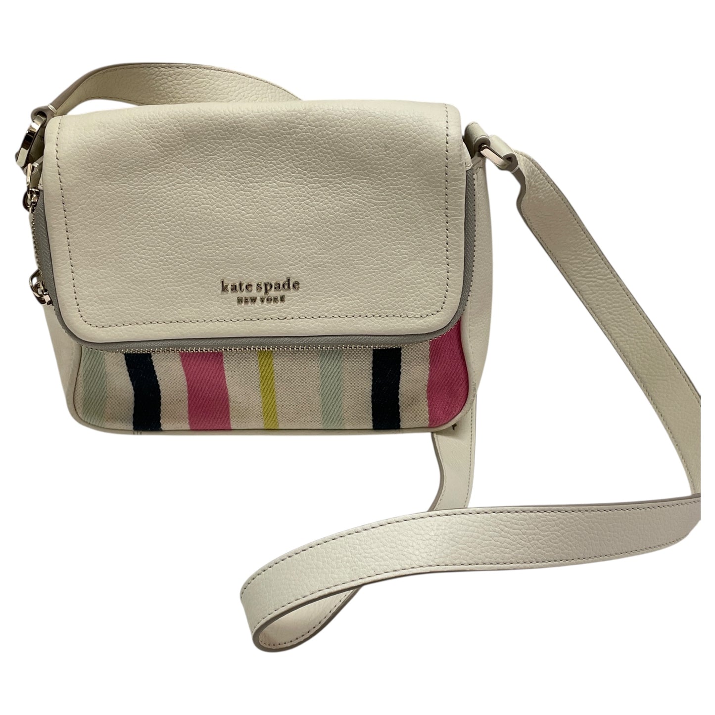Handbag Designer By Kate Spade In Cream, Size:Medium