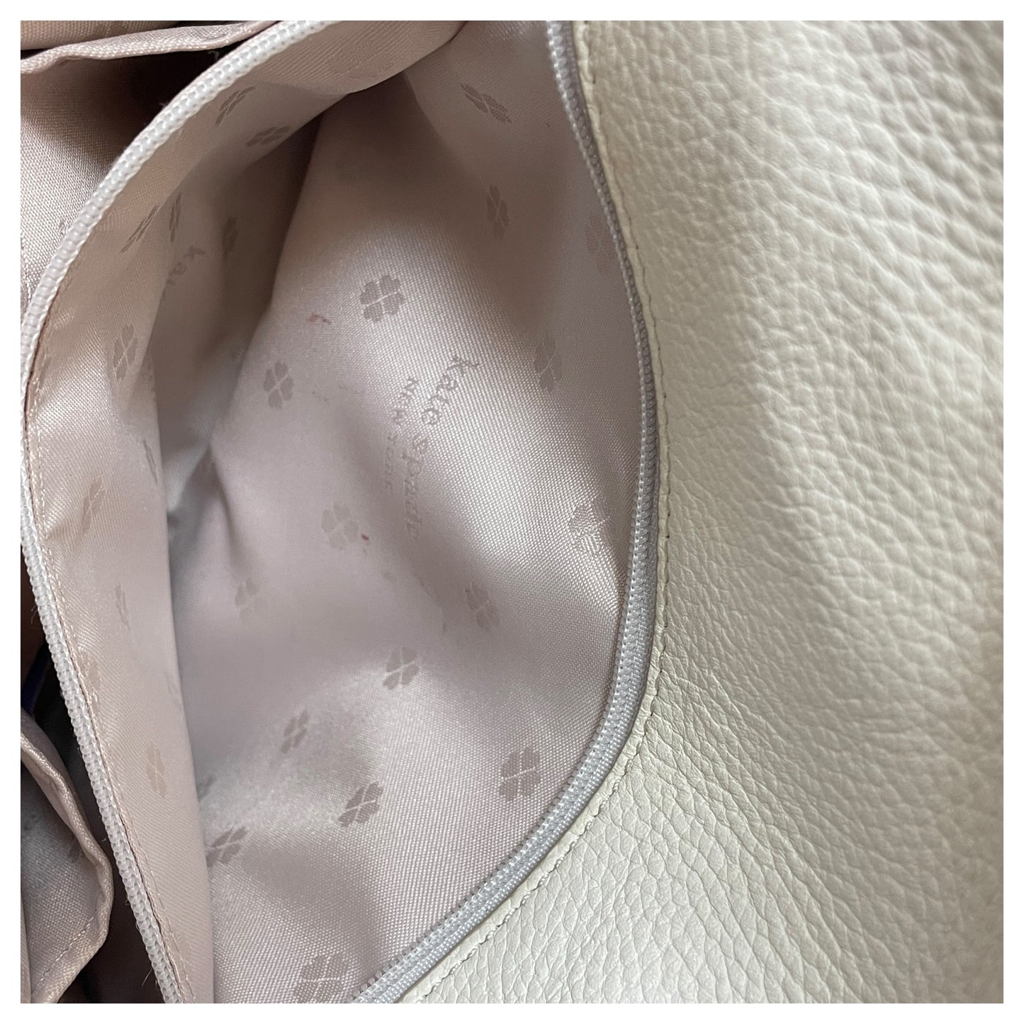 Handbag Designer By Kate Spade In Cream, Size:Medium