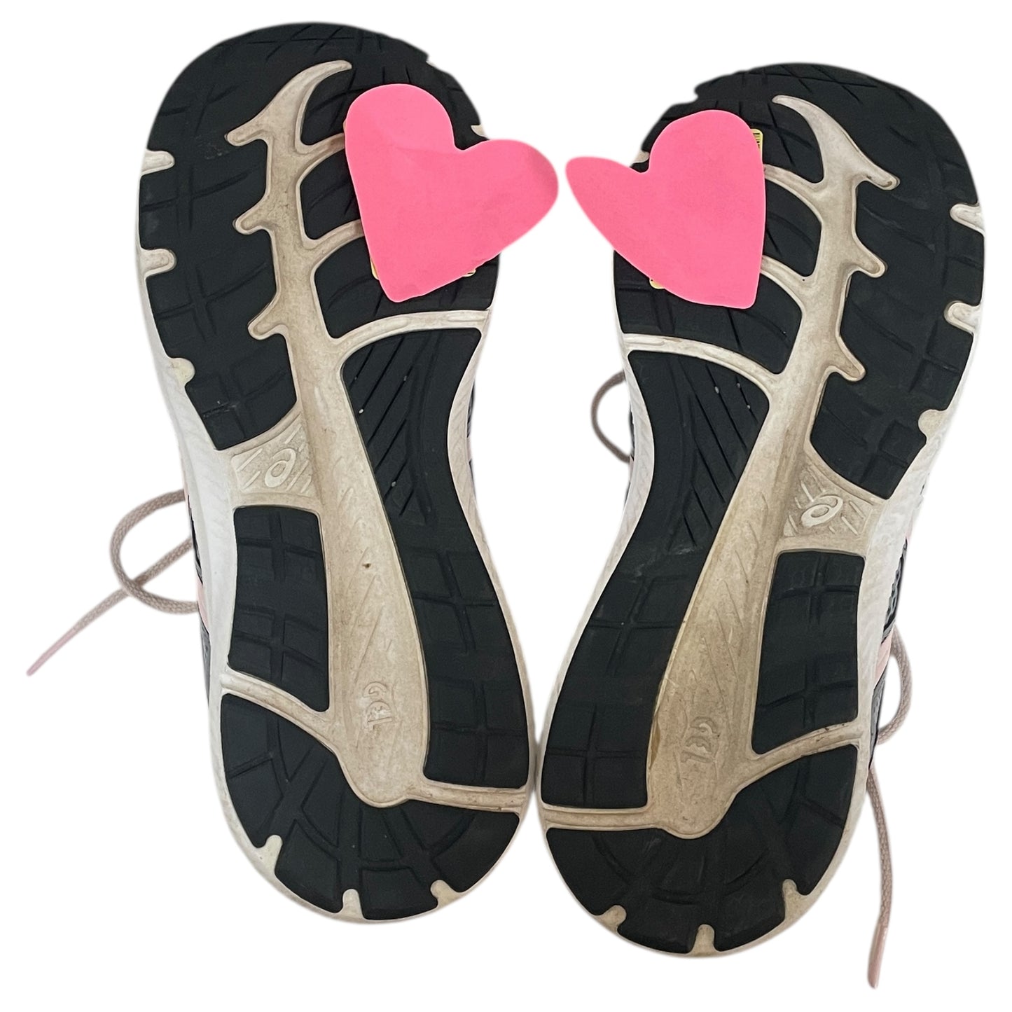 Shoes Sneakers By Asics In Grey & Pink, Size:9.5