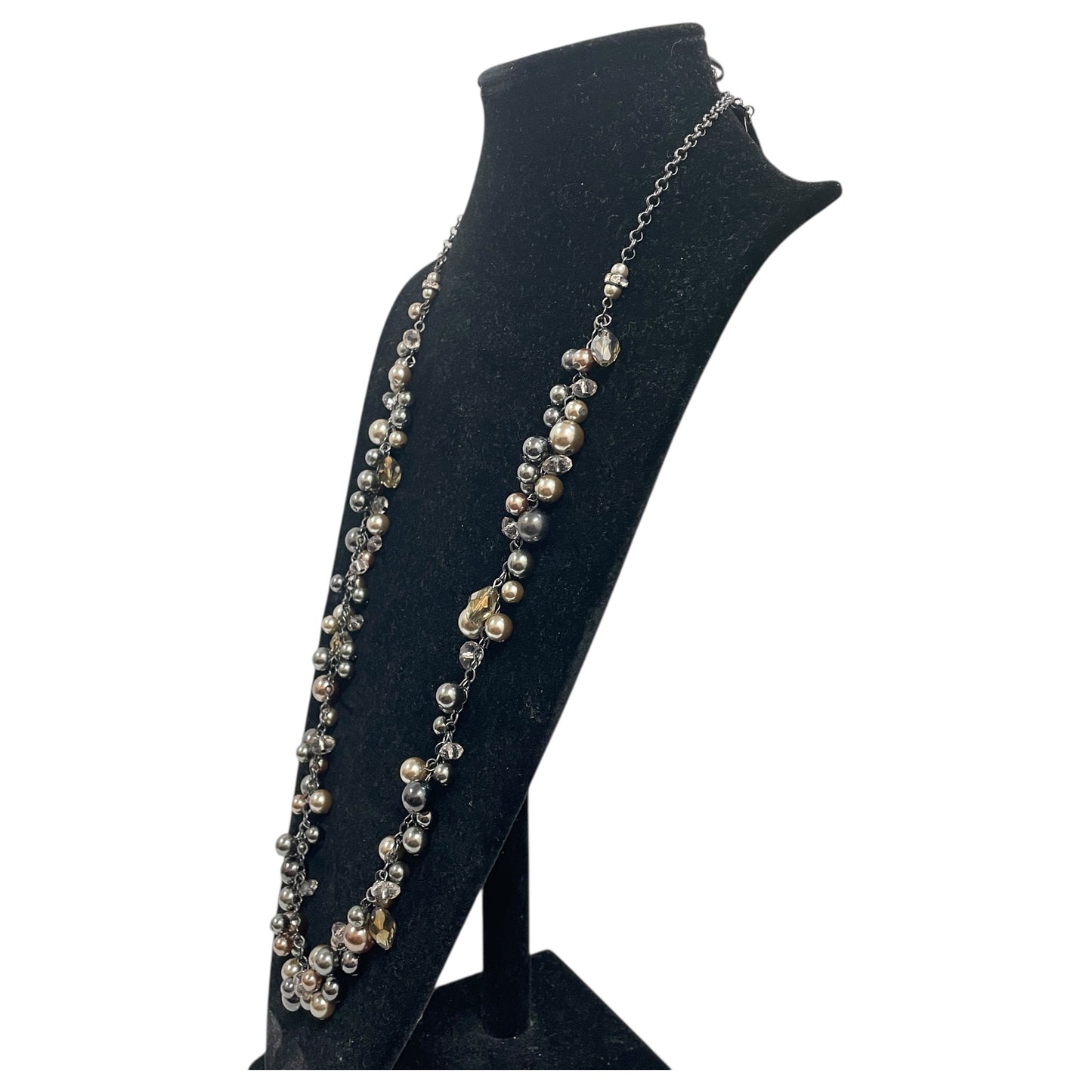 Necklace Statement By Cme In Grey