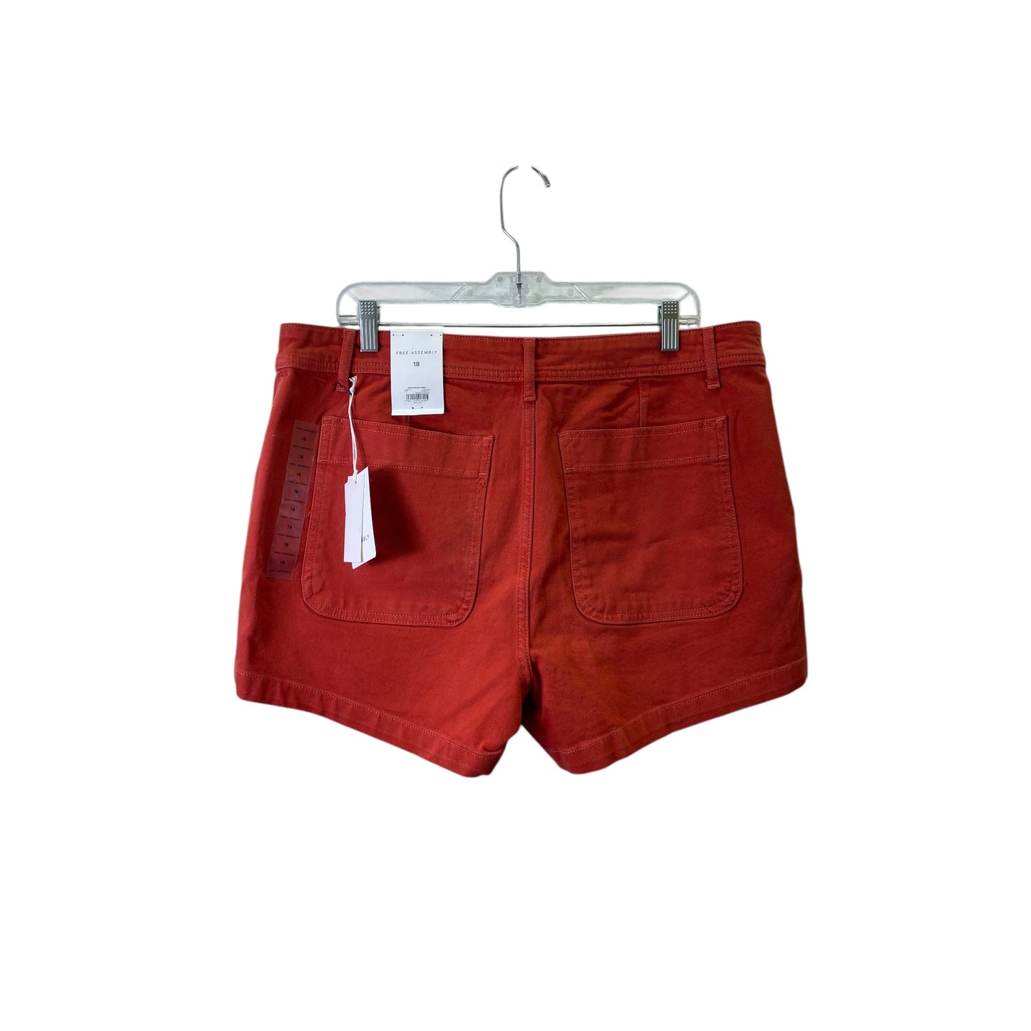 Shorts By Free Assembly In Orange, Size:18