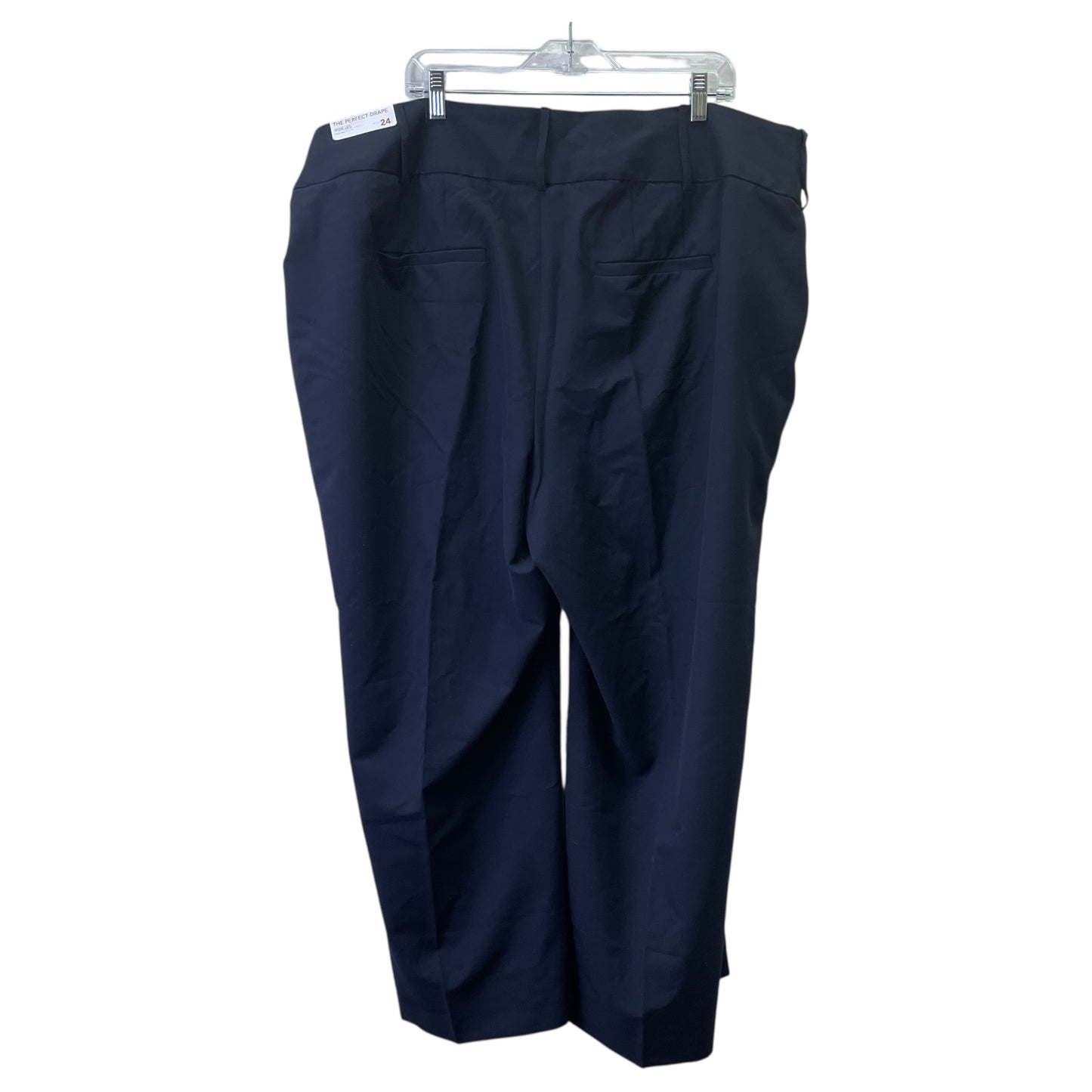 Pants Wide Leg By Lane Bryant In Navy, Size:24