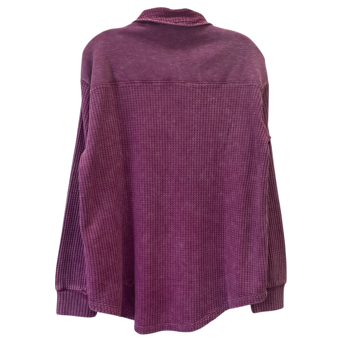 Top Ls Basic By Briggs In Purple, Size:S