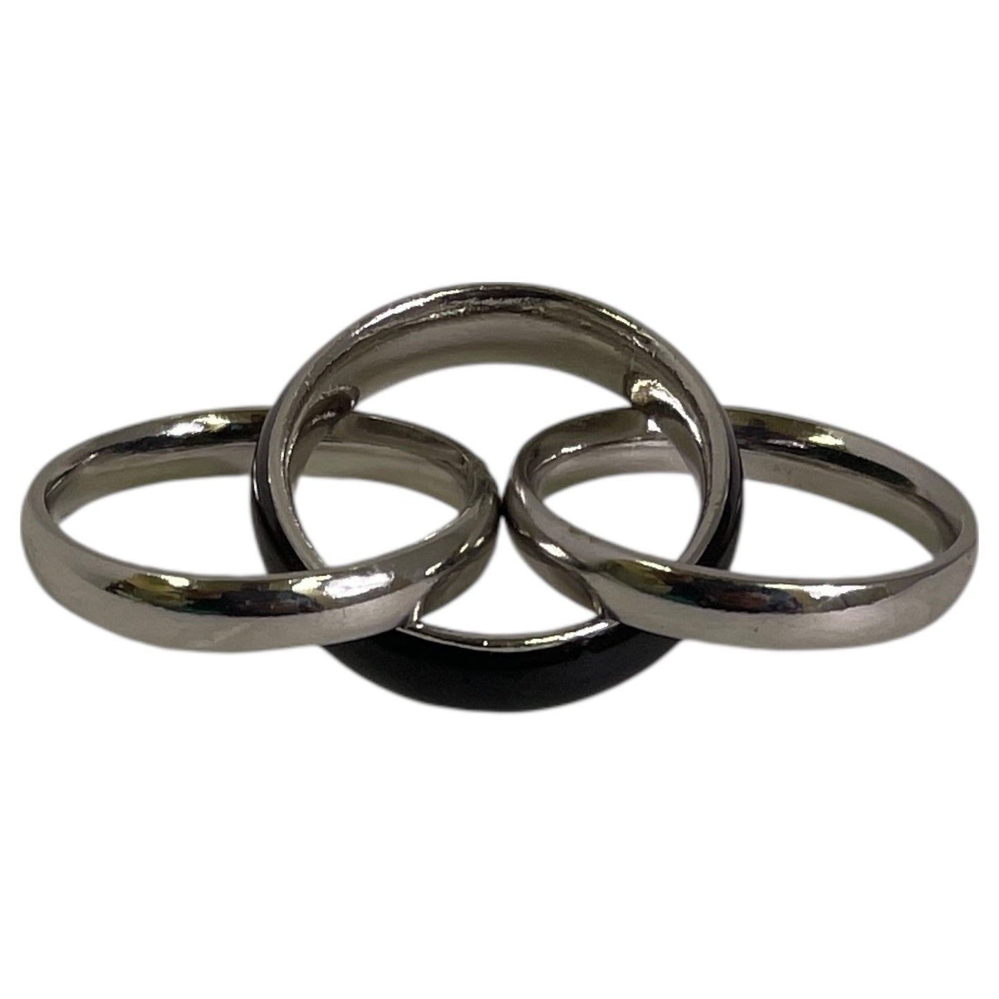 RING BAND by CME In BLACK & SILVER