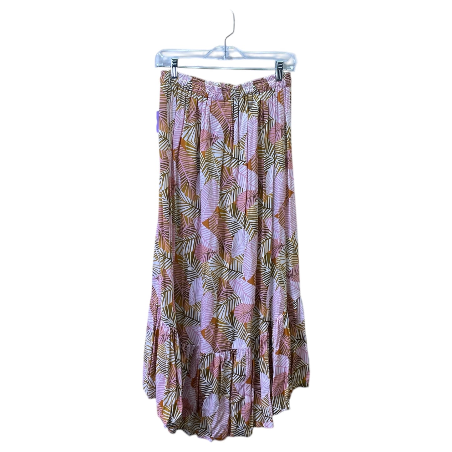 Skirt Maxi By north shore In Orange & Pink, Size:L