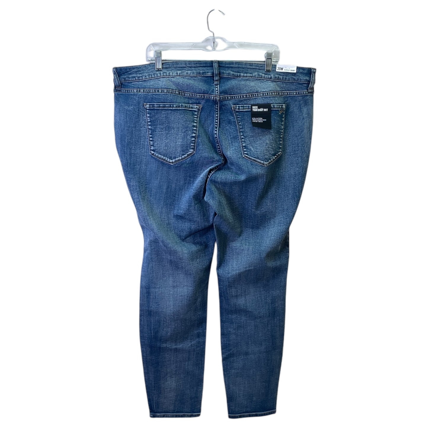 Jeans Skinny By William Rast In Blue Denim, Size:20
