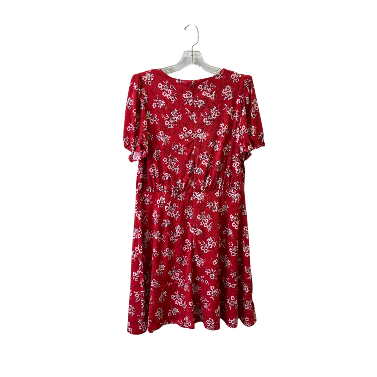 Dress Casual Short By Loft In Red & White, Size:M