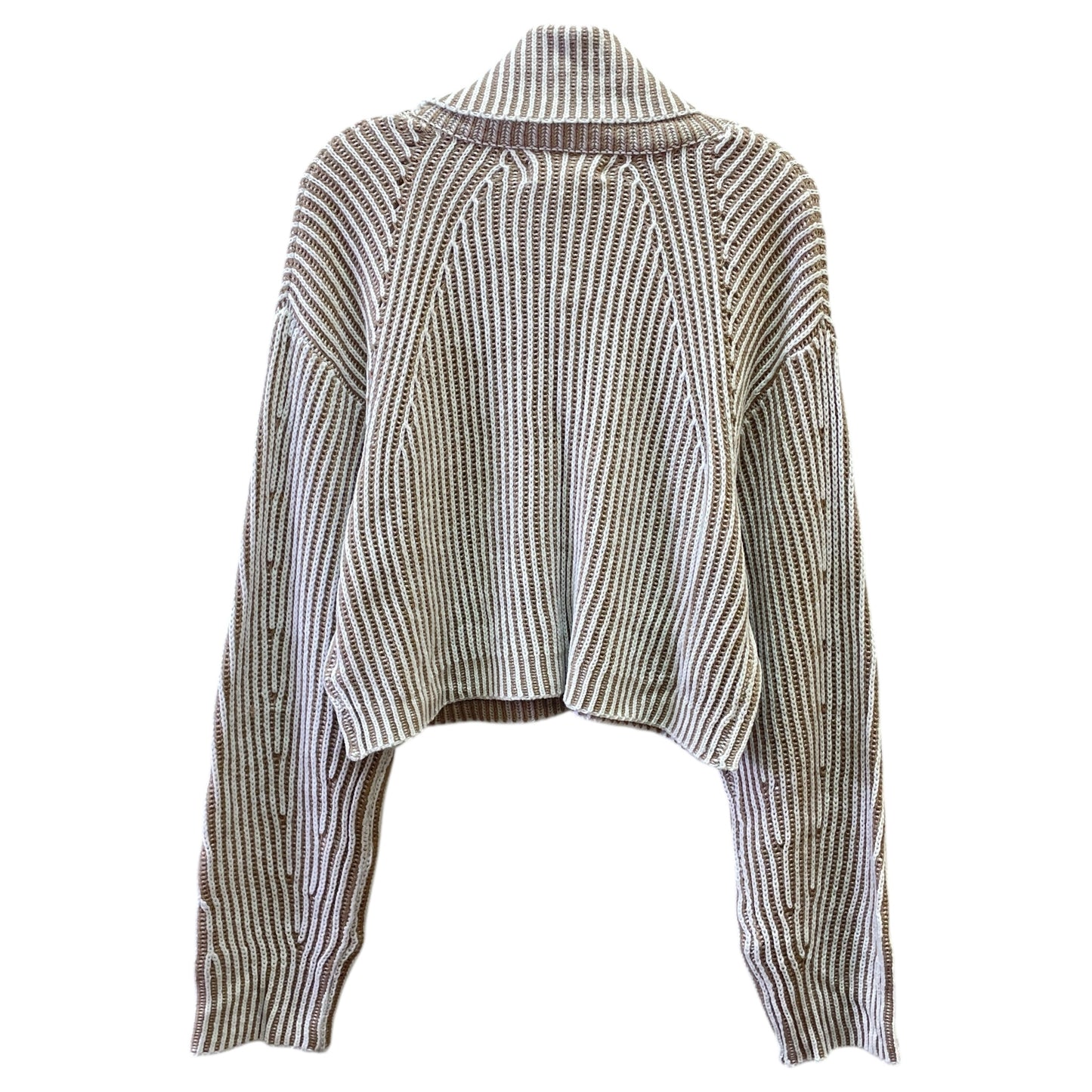 Sweater By Blanknyc In Tan & White, Size:M