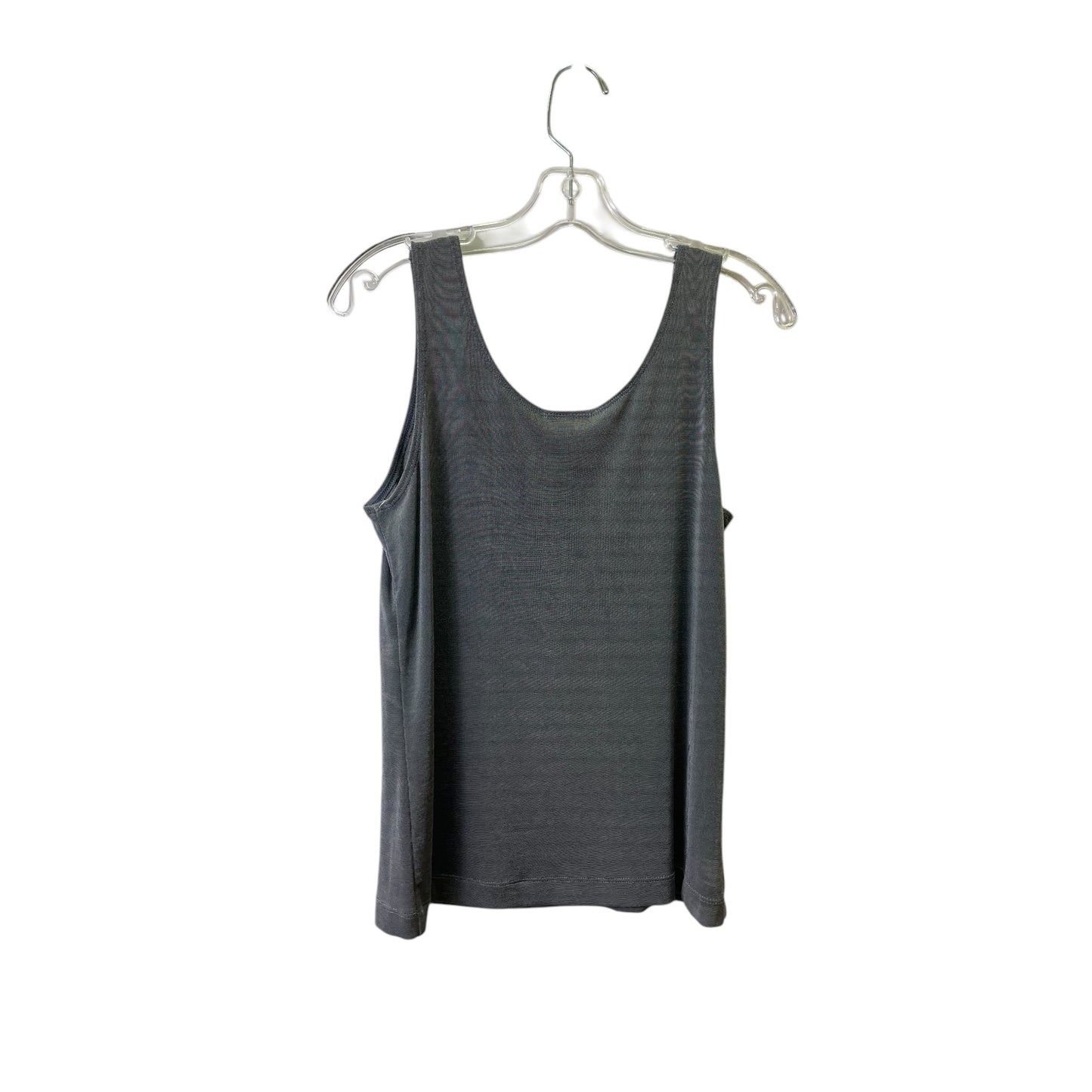 Top Sleeveless By Chicos In Grey, Size:S