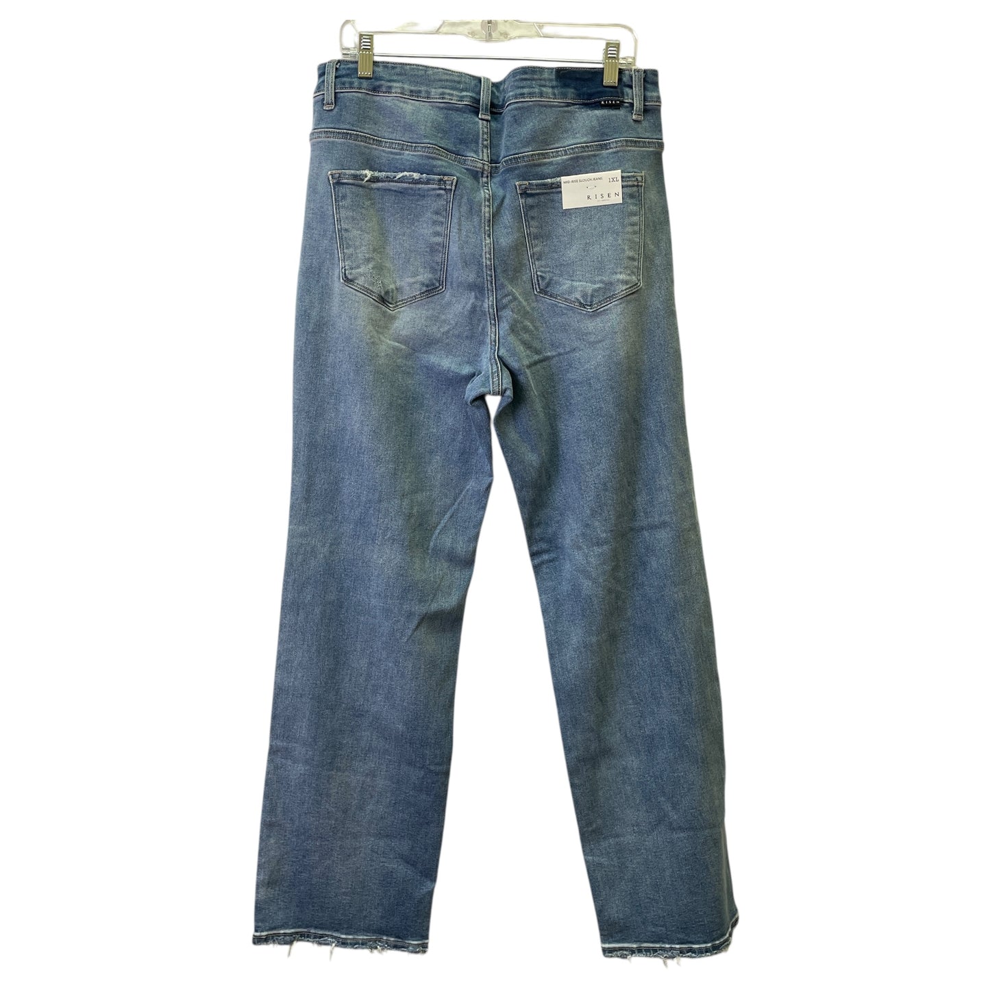 Jeans Wide Leg By Risen In Blue, Size:18